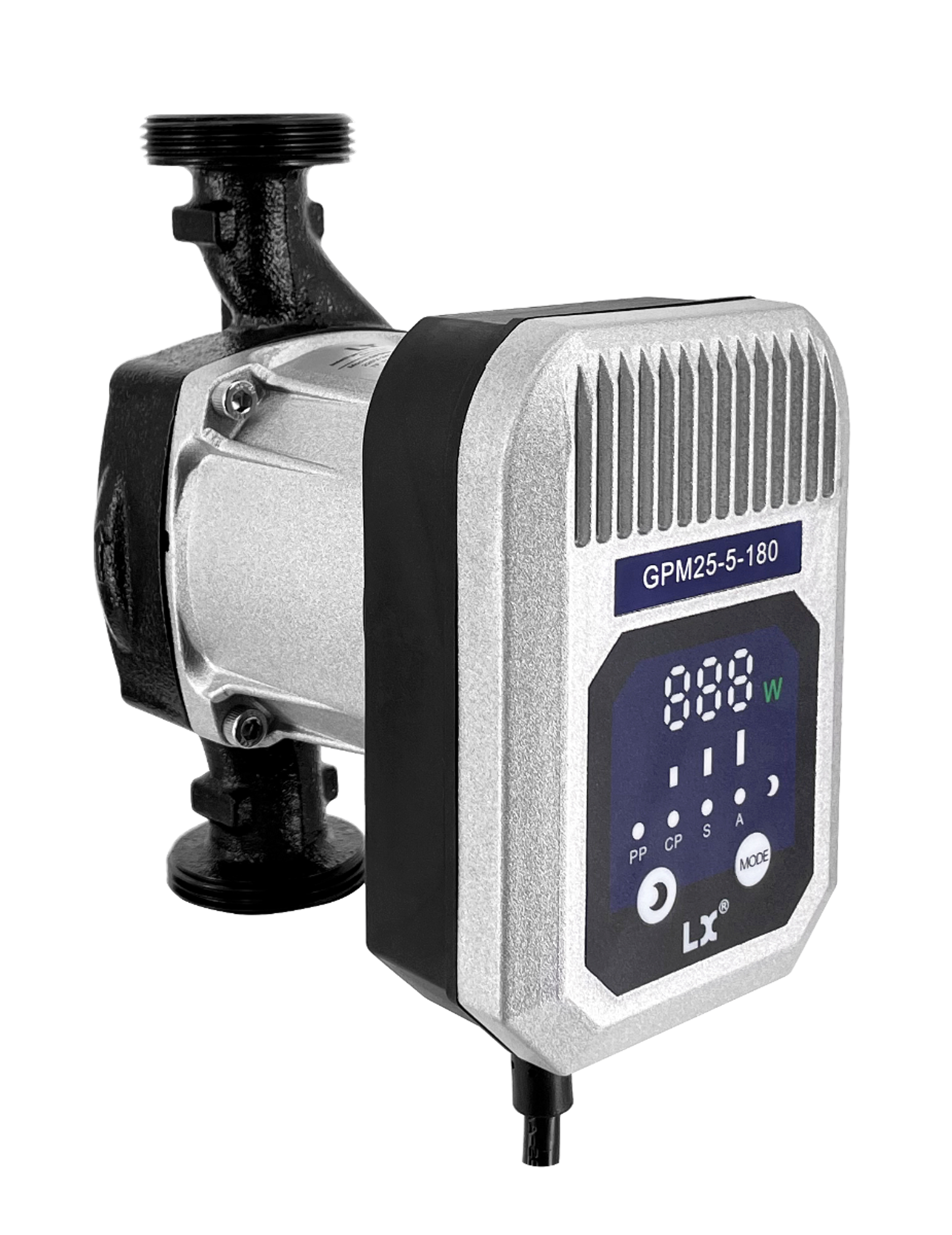 Циркуляционный насос AquaViva LX GPM25-4-130 - 2.5 м³/ч; 4 м, 220В, 22 ватт, с частотным регулированием, Артикул: 35402, Насосное оборудование