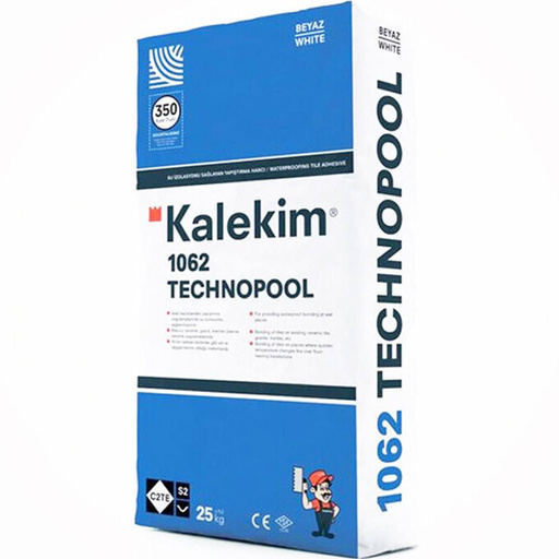 Клей для плитки с гидроизолирующими свойствами Kalekim Technopool 1062 (25 кг.) уцененный, Артикул: 22002, Отделочные материалы