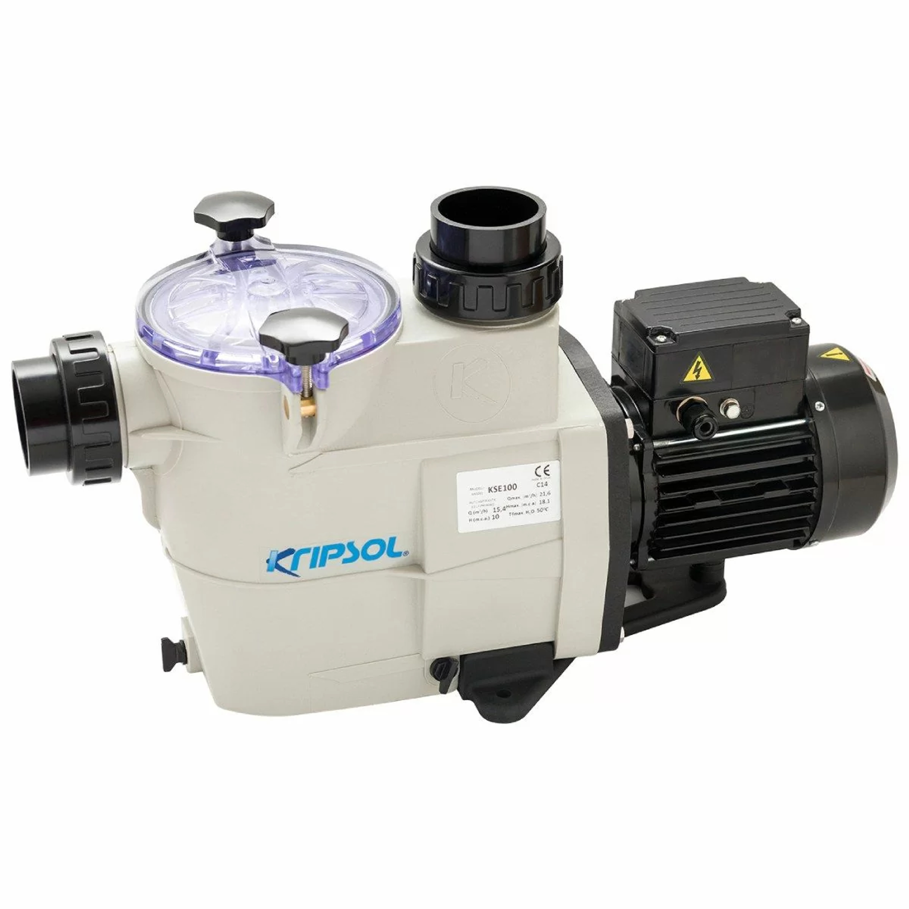 Насос для бассейна Kripsol KSE 300 T1 IE3 с ПФ (29.5м³/ч*10м 2.6кВт 380В), Артикул: 31961