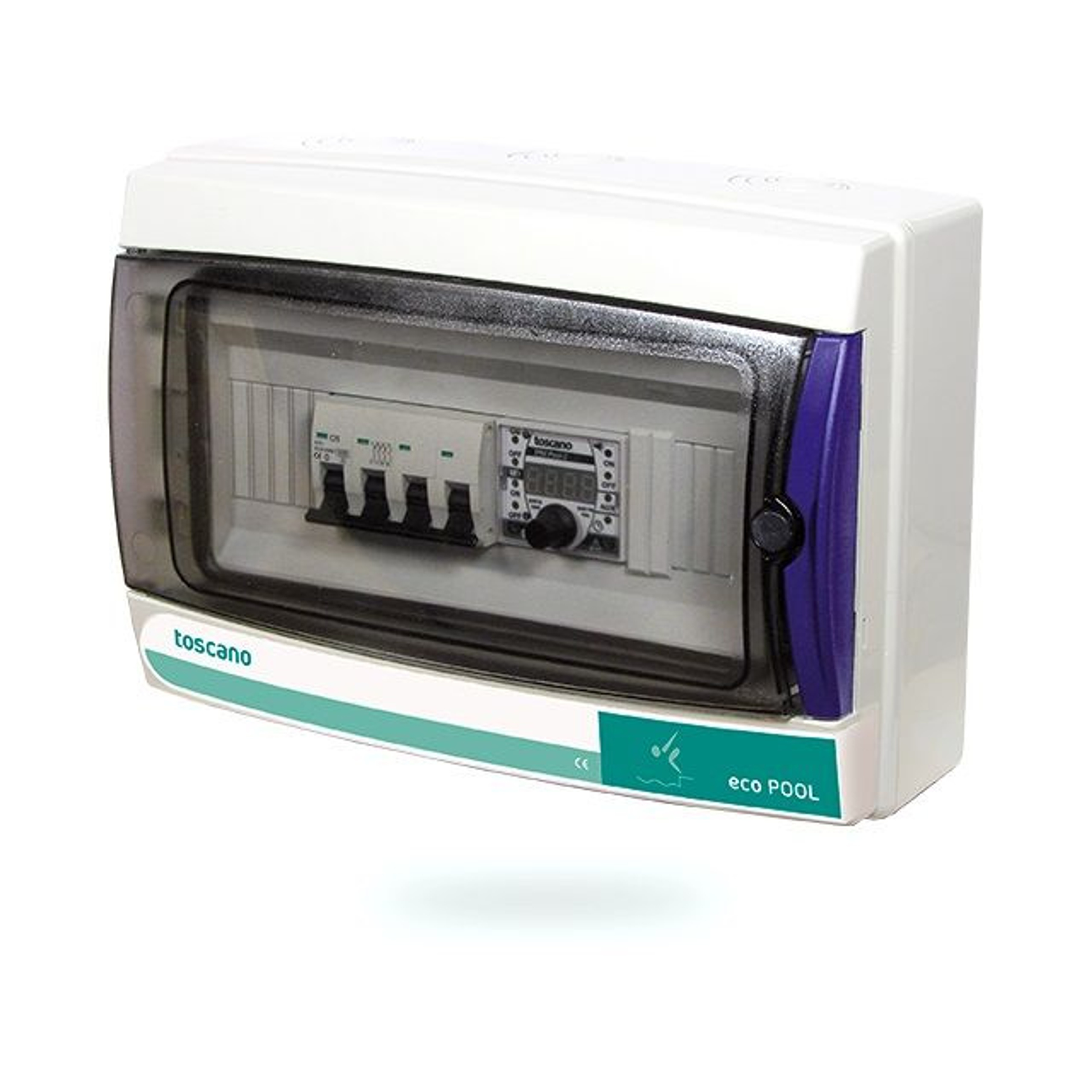 Панель управления фильтрацией Toscano ECO-POOL-B-400-D 10002584 (380В) с таймером, Bluetooth, Артикул: 18657, Станции контроля и управления