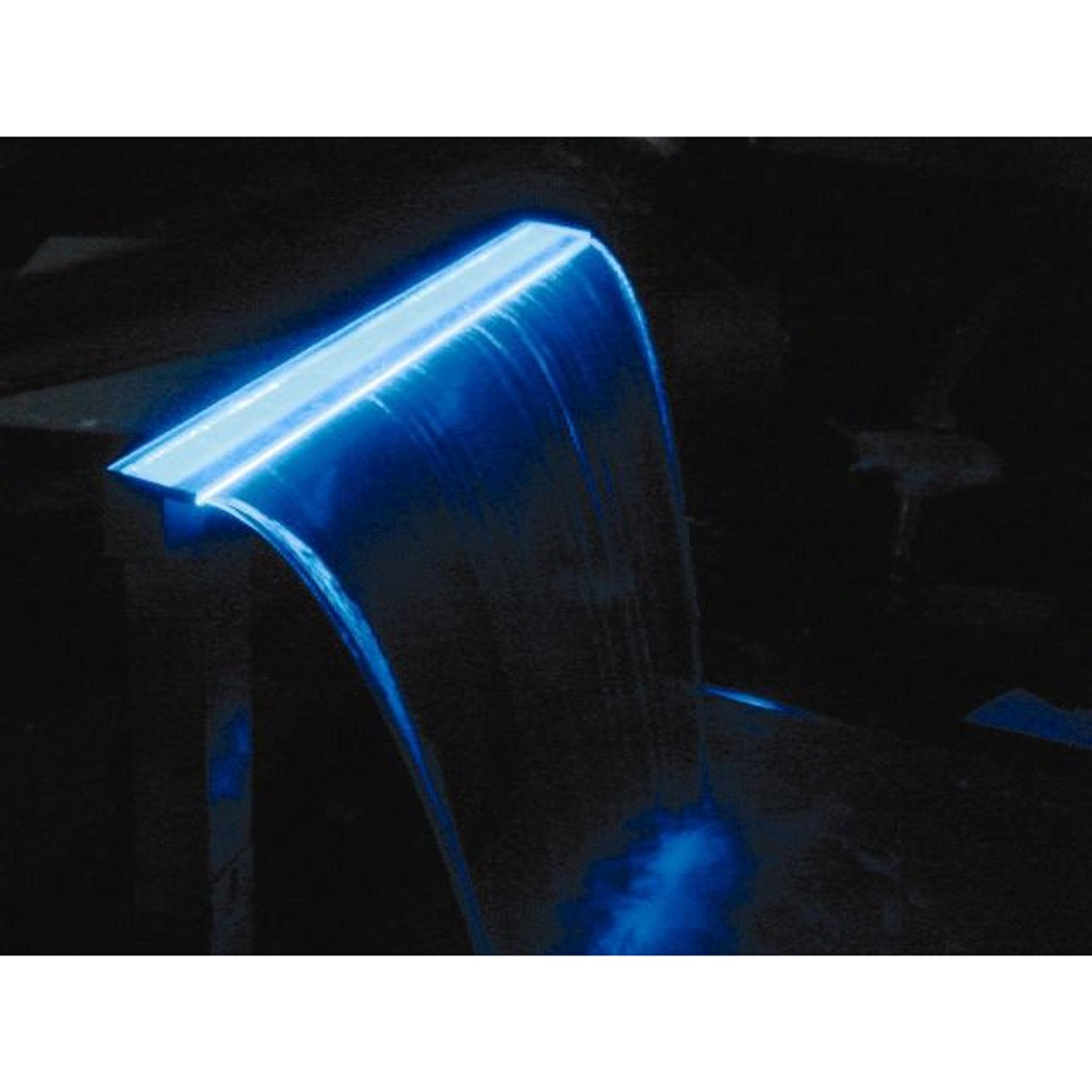 Стеновой водопад Aquaviva PB 300-150(L) с LED подсветкой (306х263х76 мм), Артикул: 7341, Водопады для бассейнов