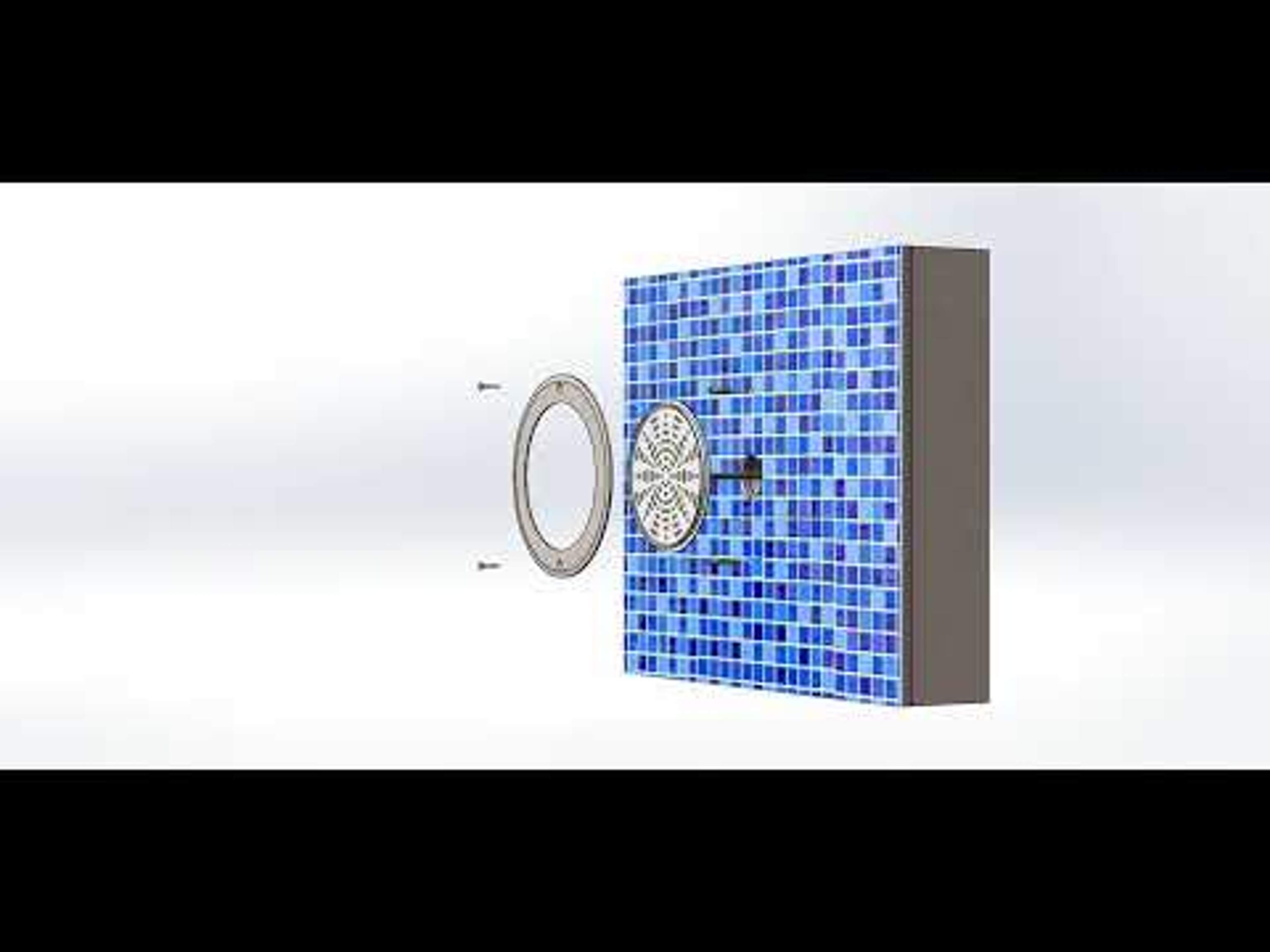 Прожектор светодиодный Aquaviva HJ-WM-SS229, 252led 18W RGB (AISI-316), Артикул: 33046