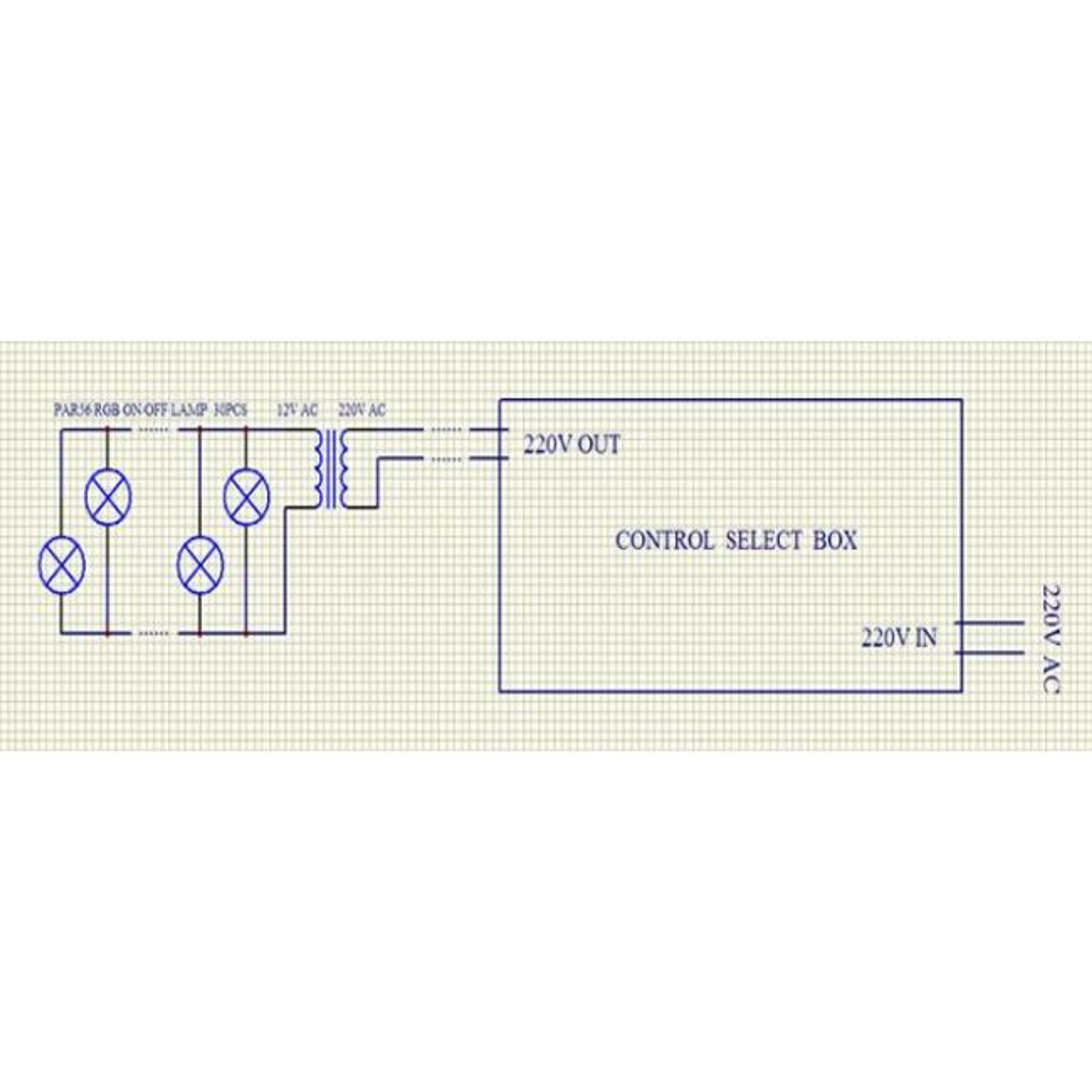 Пульт управления Aquaviva к LED GAS PAR56 SWITCH BOX, Артикул: 20987
