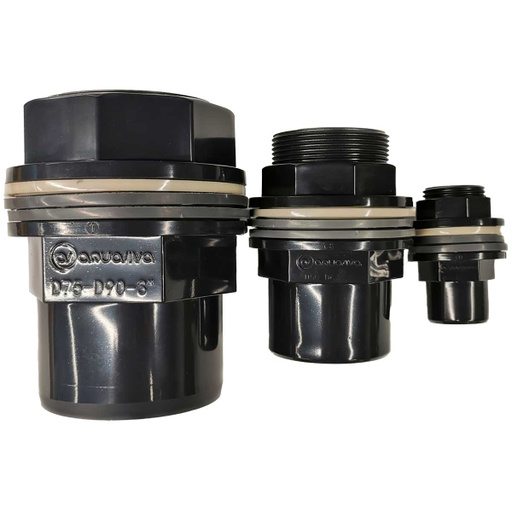 Танк-адаптер d63*75-2-1/2" PN16 AQUAVIVA, Россия, Артикул: 62819, Трубопроводные системы ПВХ