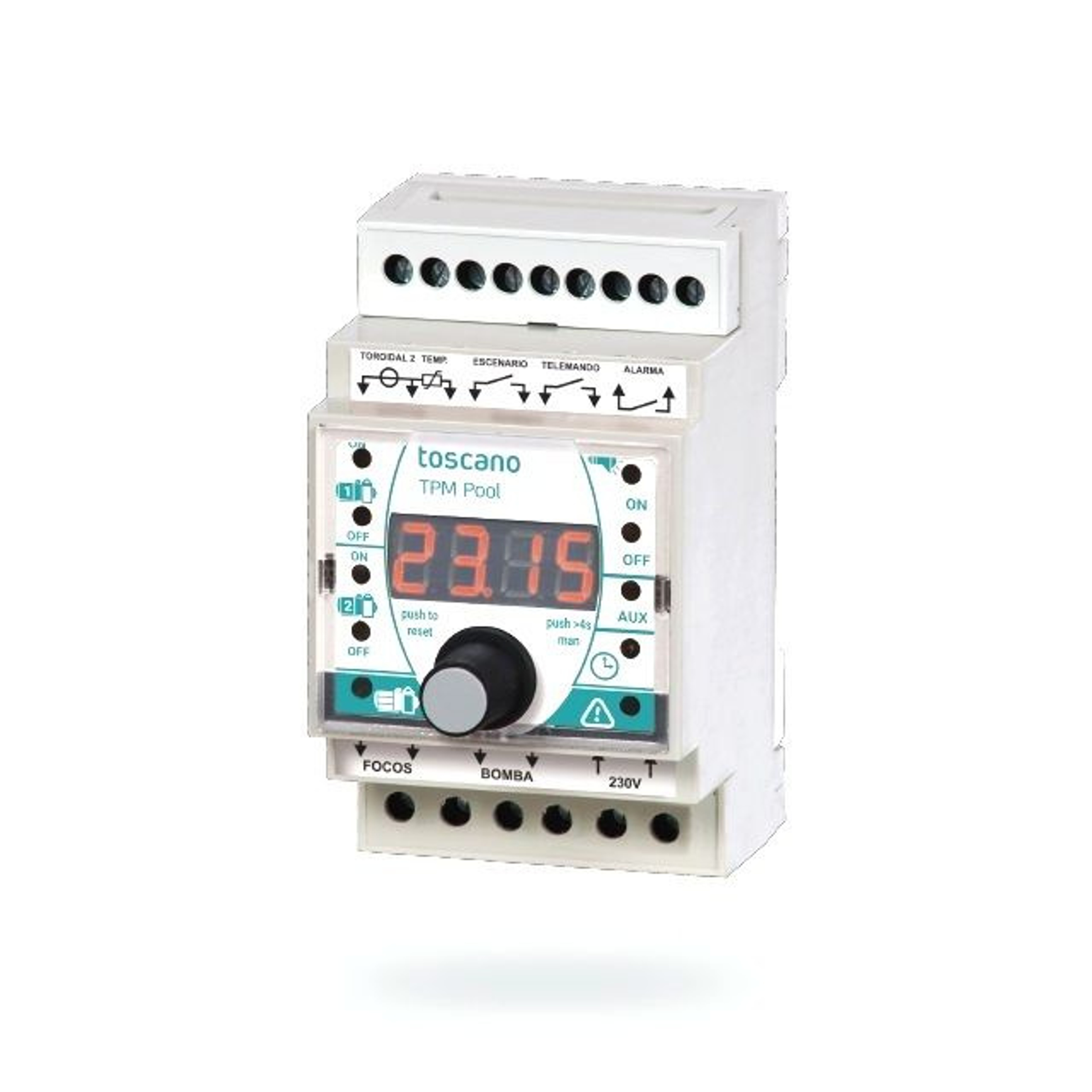 Универсальный блок управления Toscano TPM-POOL-B, 230 В, Bluetooth, Артикул: 18662, Станции контроля и управления