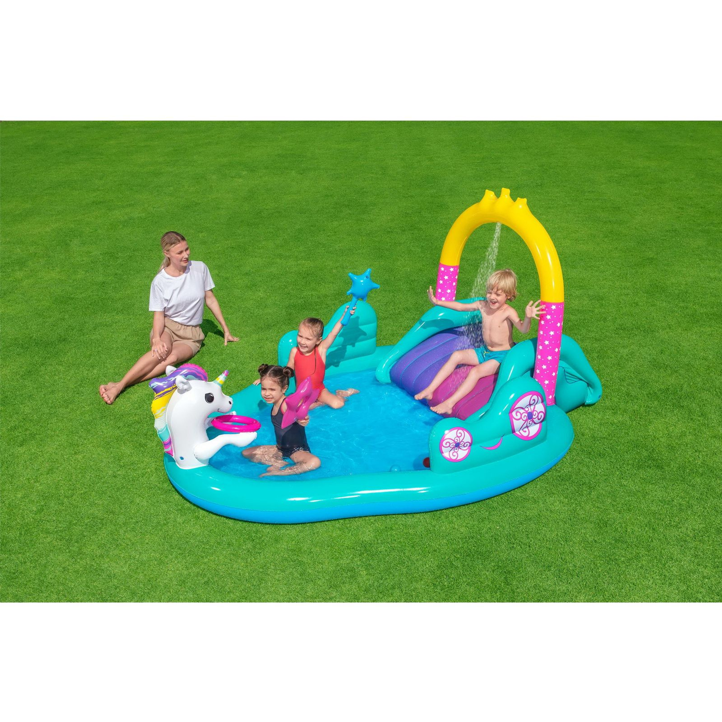 Игровой центр Bestway 53097 (274х198х137 см) Волшебный единорог, Артикул: 22706, Бассейны и СПА