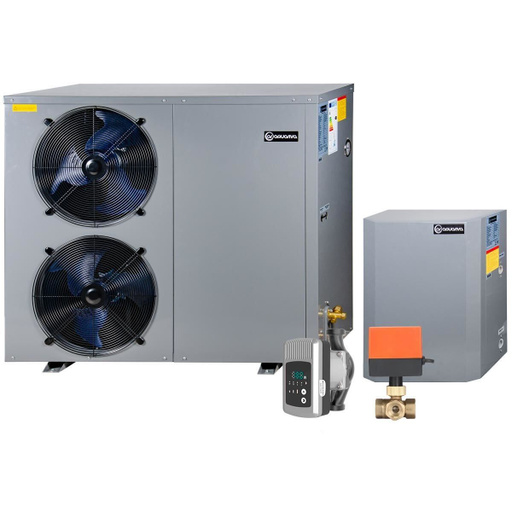 Тепловой насос ГВС Сплит AquaViva AVH-15-25S+CP3W с циркуляционным насосом и трехходовым клапаном