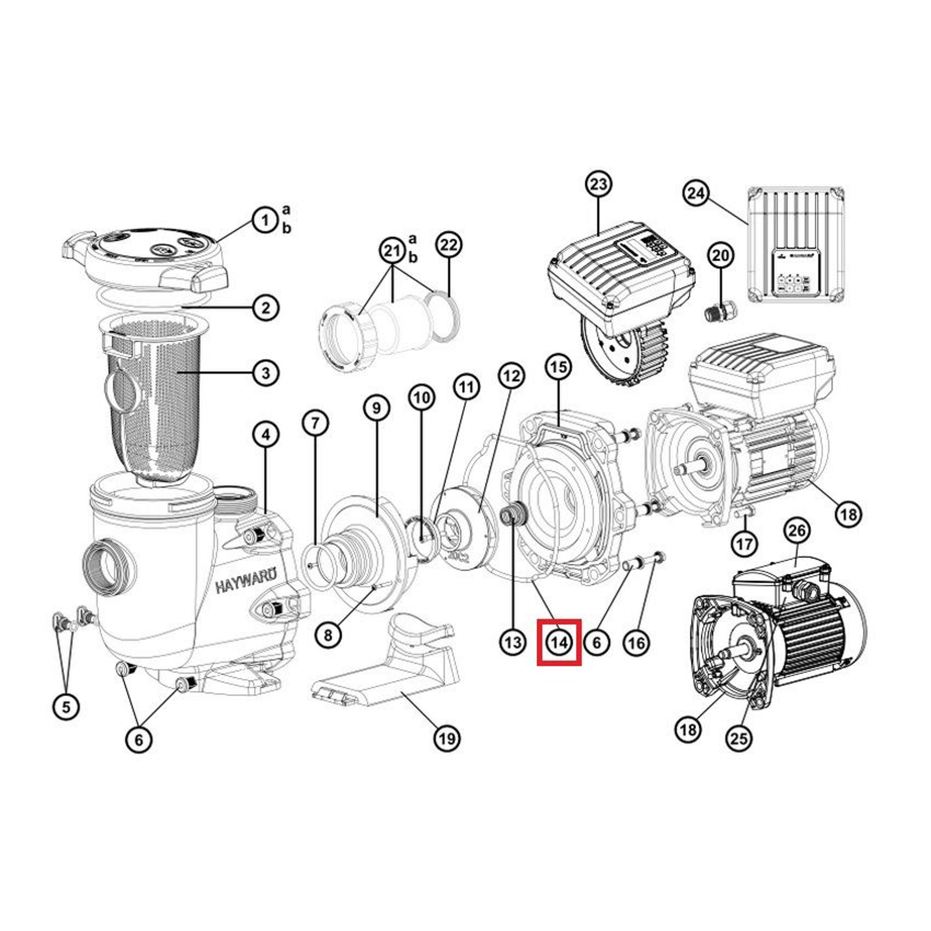 Прокладка Hayward TriStar (SPX3200T), Артикул: 16429, Для насосов
