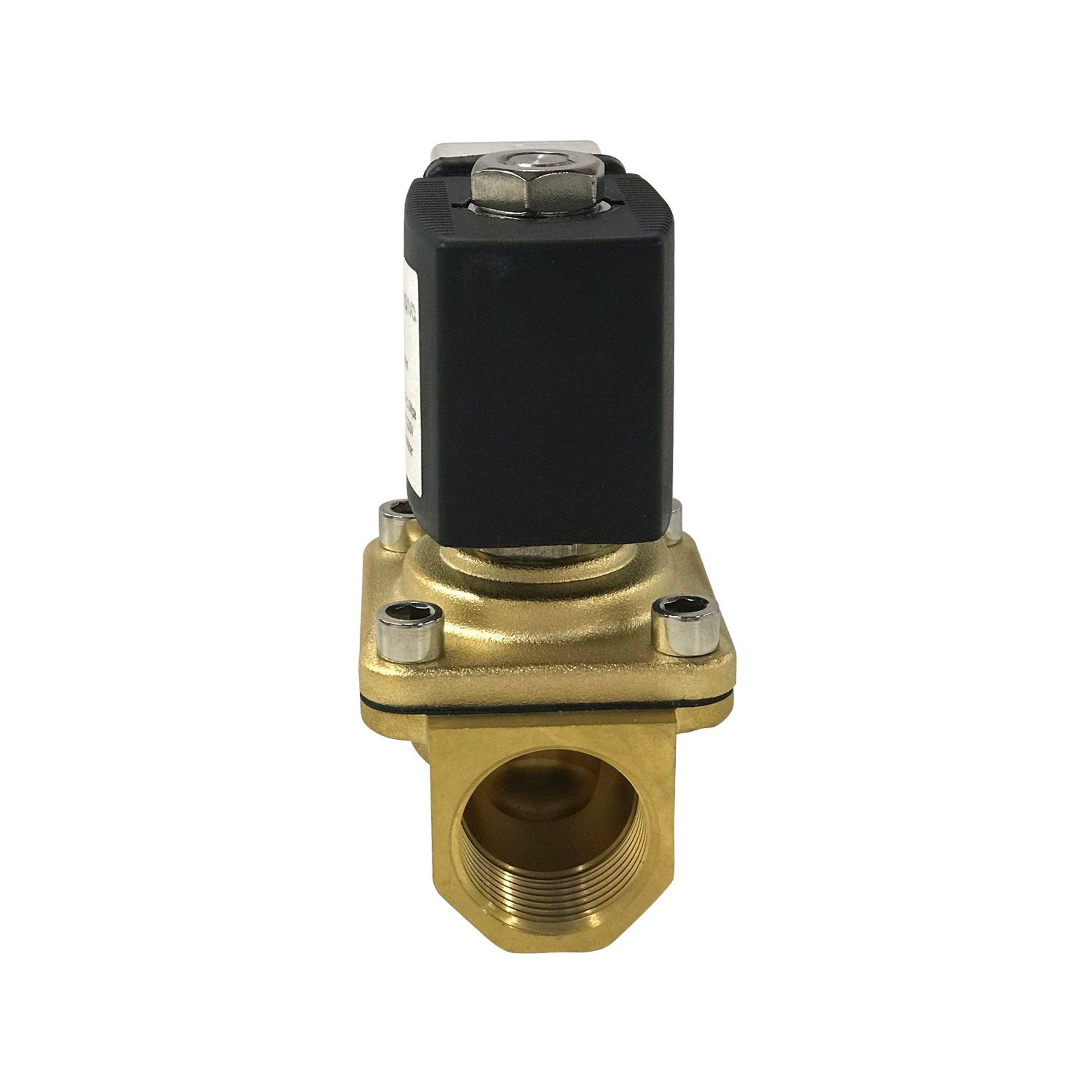 Клапан соленоидный Aquaviva 2W31 Латунь, DN50-G2 120℃ d50 AC220V, Артикул: 54203, Трубопроводные системы ПВХ