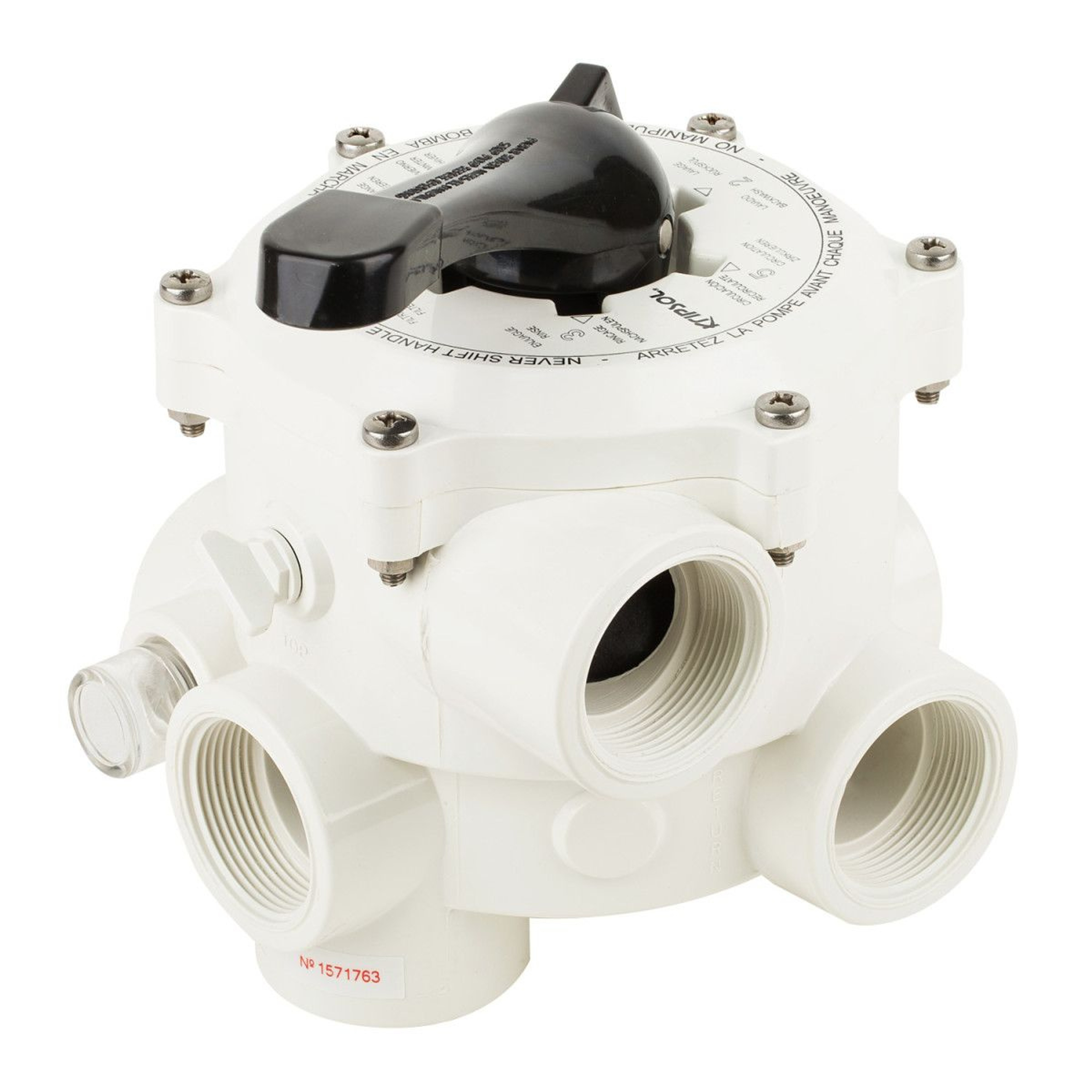Кран шестиходовой Kripsol VK6 43.B 1 1/2" боковое, без муфт (NKX250112011300), Артикул: 15657, Для фильтров и фильтрационных установок