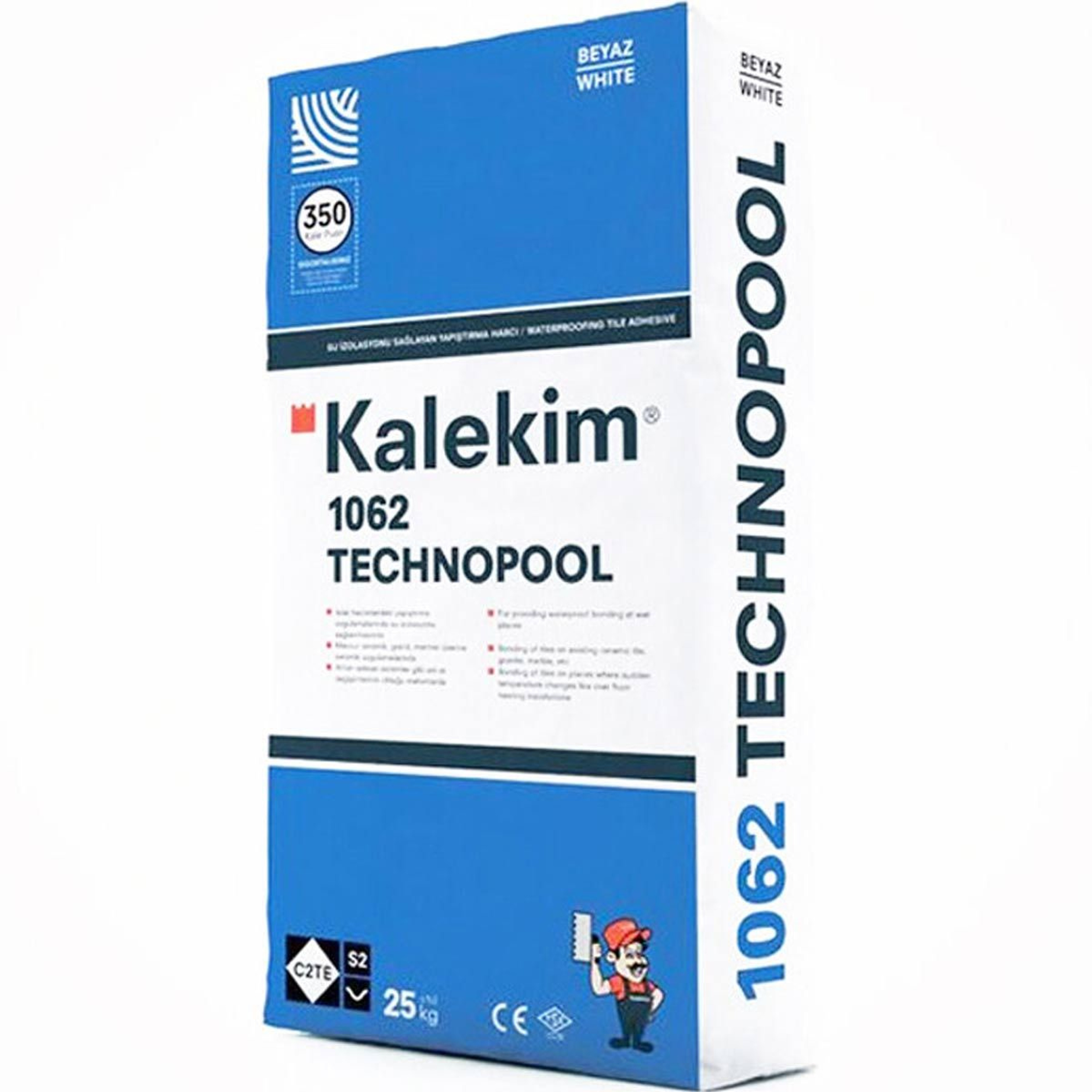 Клей для плитки с гидроизолирующими свойствами Kalekim Technopool 1062 (25 кг.) уцененный, Артикул: 22002, Отделочные материалы