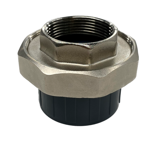 Муфта разборная переходная ПВХ/латунь ВР d25x3/4" AQUAVIVA, Россия, Артикул: 71231, Трубопроводные системы ПВХ