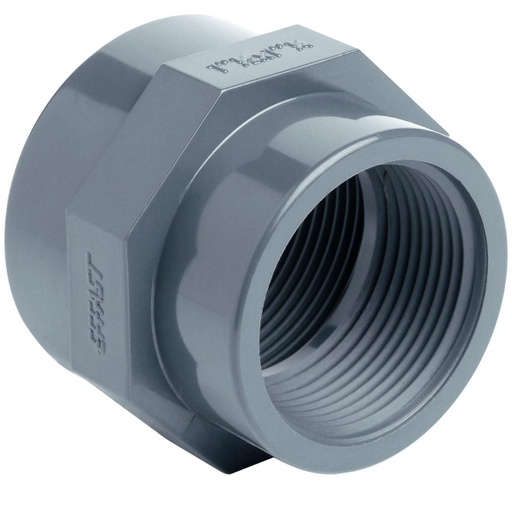 Муфта ПВХ Effast RERMRE032C редукционная, с внутренней резьбой d1"x3/4", Артикул: 22010, Фитинги ПВХ