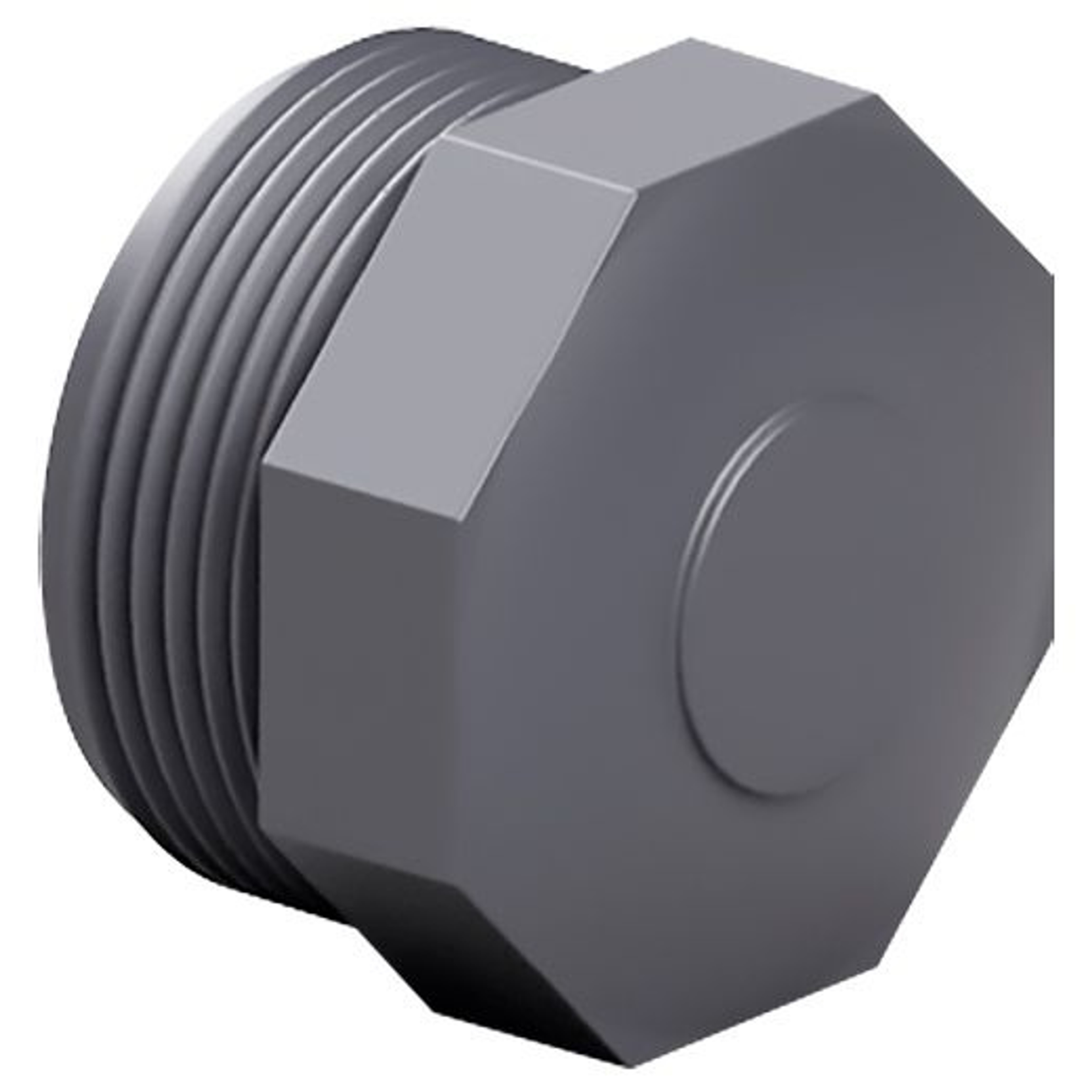 Заглушка ПВХ Effast RERTAE025C с наружной резьбой d3/4", Артикул: 19624, фитинги ПВХ