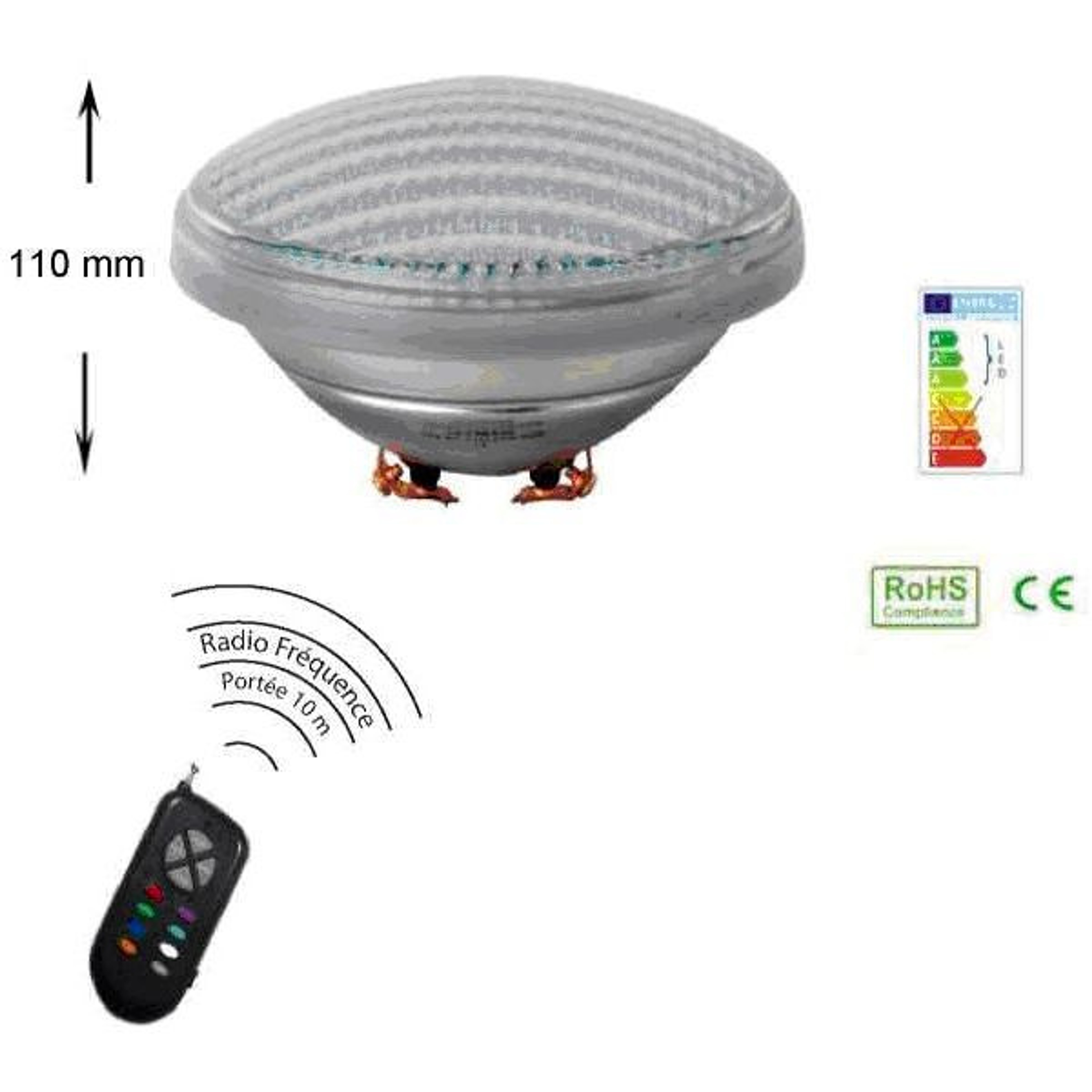 Лампа LED Aquaviva GAS PAR56-360 LED SMD RGB, Артикул: 20392
