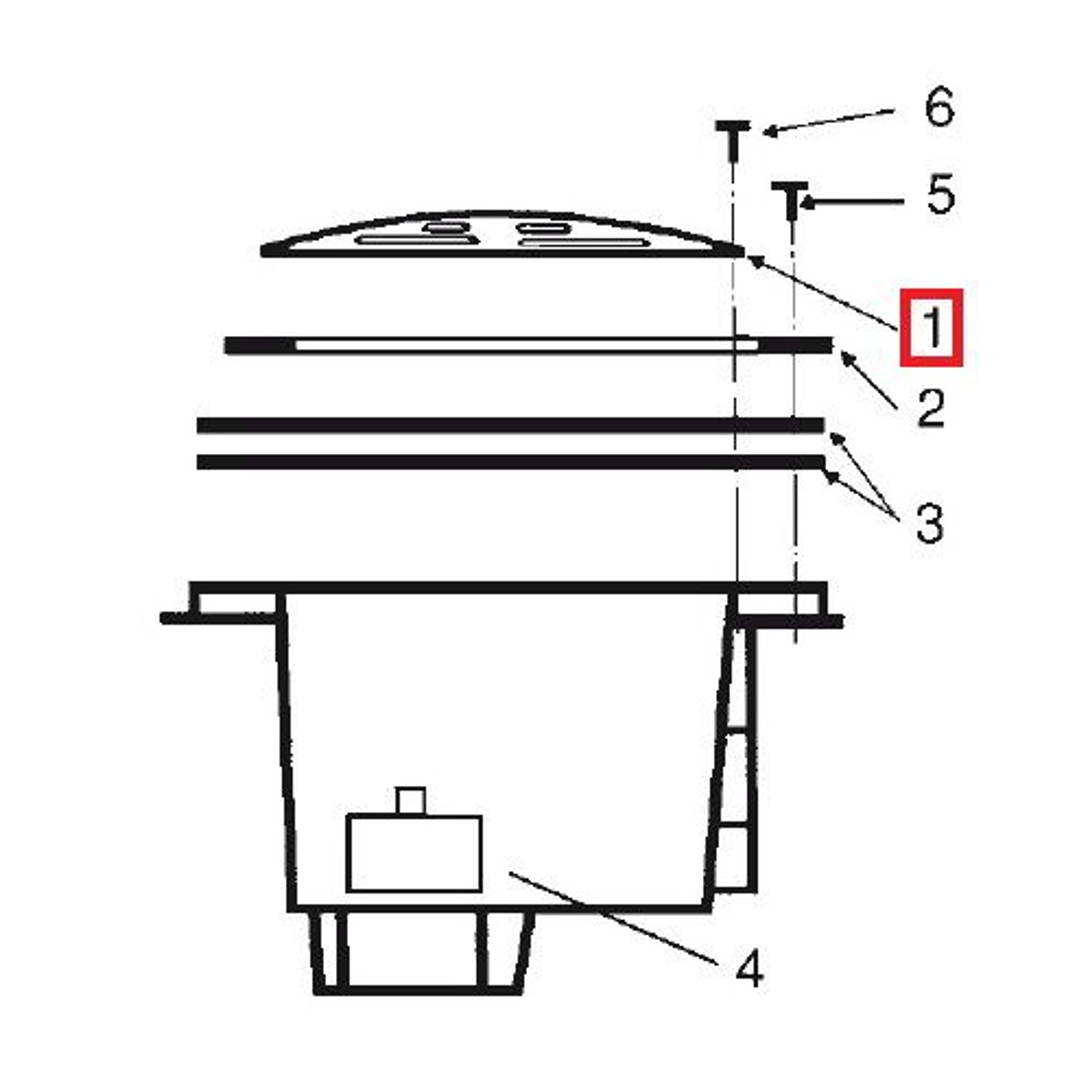 Решетка для донного слива Hayward ANTI-VORTEX , Артикул: 17263, Для закладных элементов бассейнов