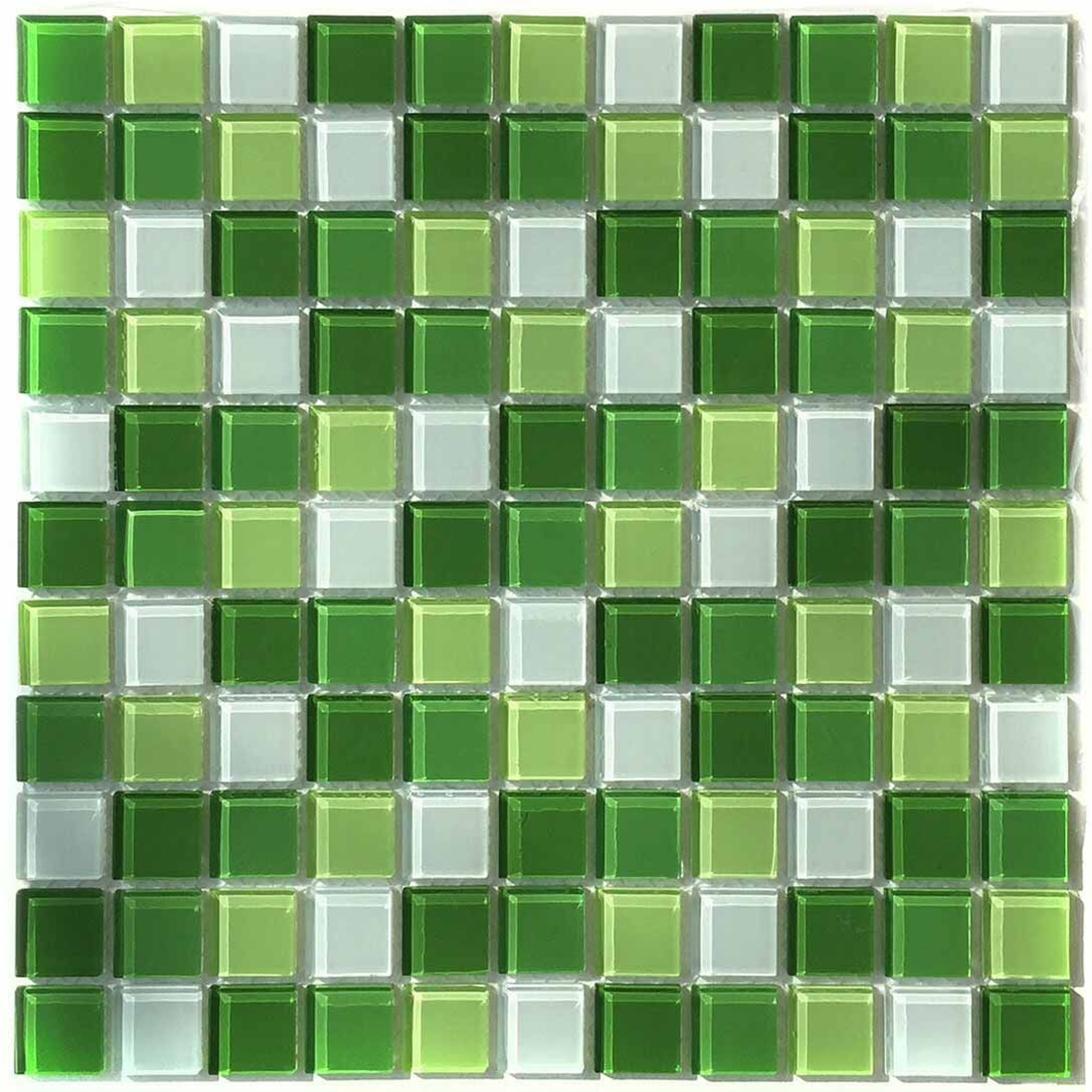 Мозаика стеклянная Aquaviva Сristall Green Light DCM173 (УП.), Артикул: 59156, Мозаика