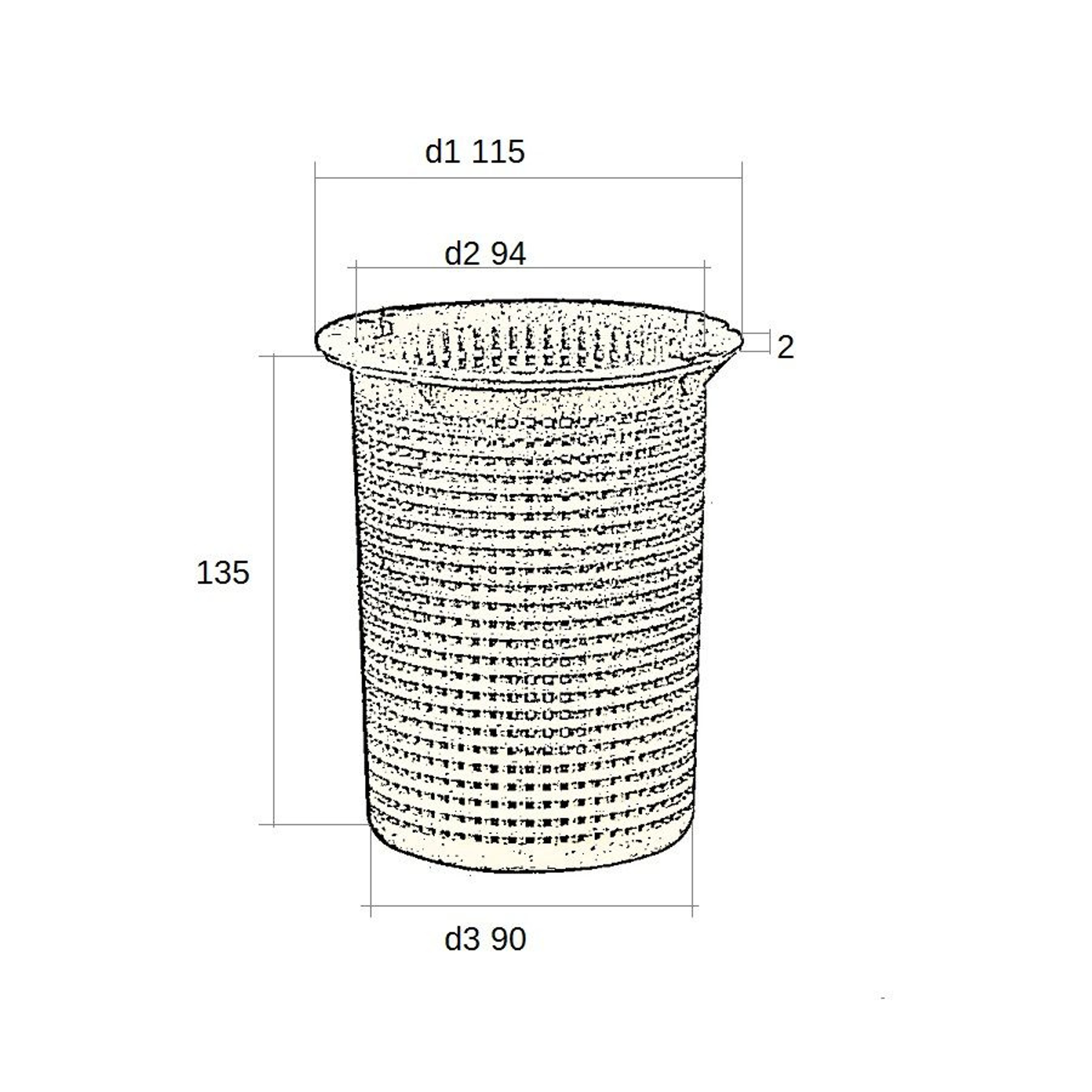 Корзинка префильтра Aquaviva SC 89021701, Артикул: 11834, Для насосов