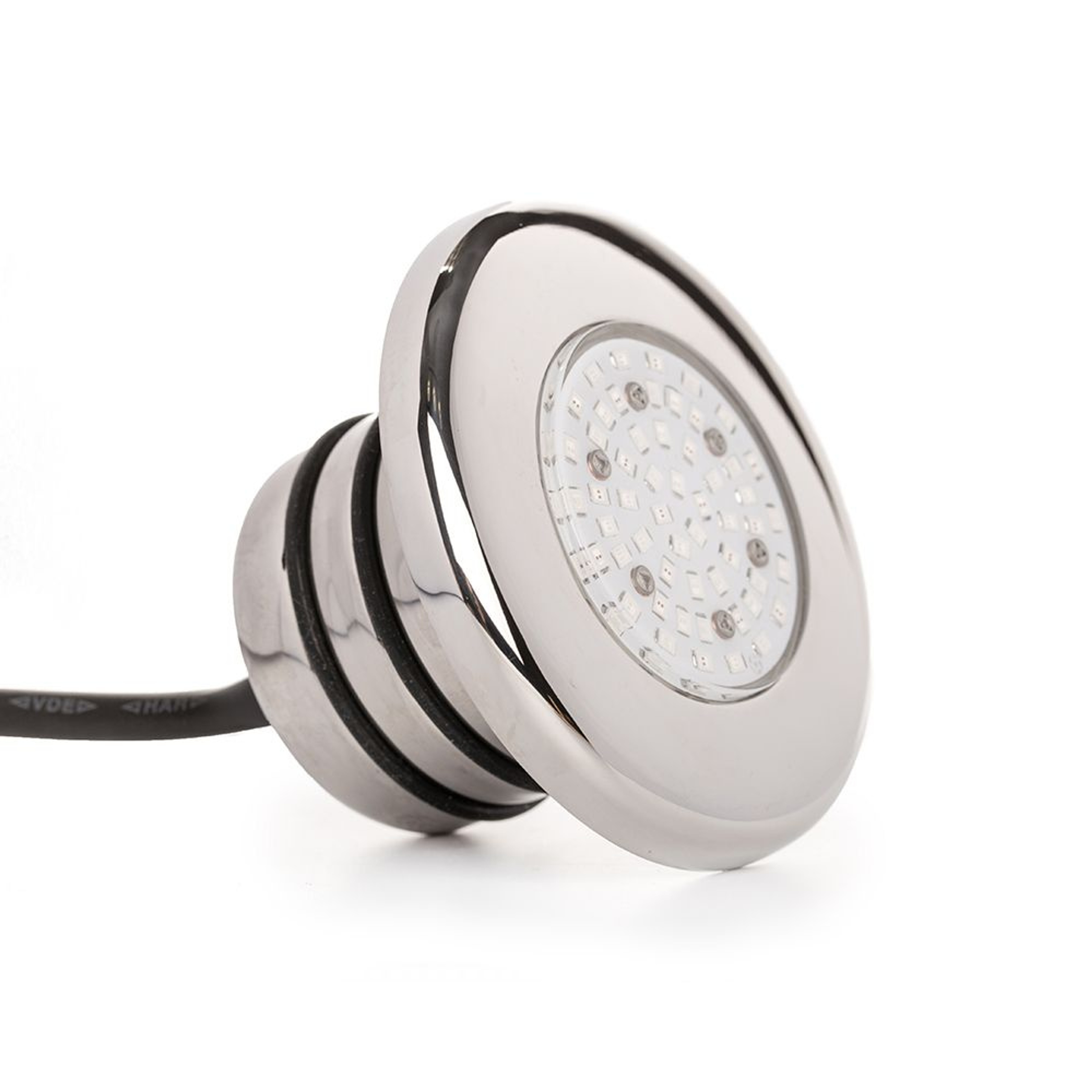 Прожектор светодиодный Aquaviva LED203 54LED (5Вт) RGB, стальной, Артикул: 20129