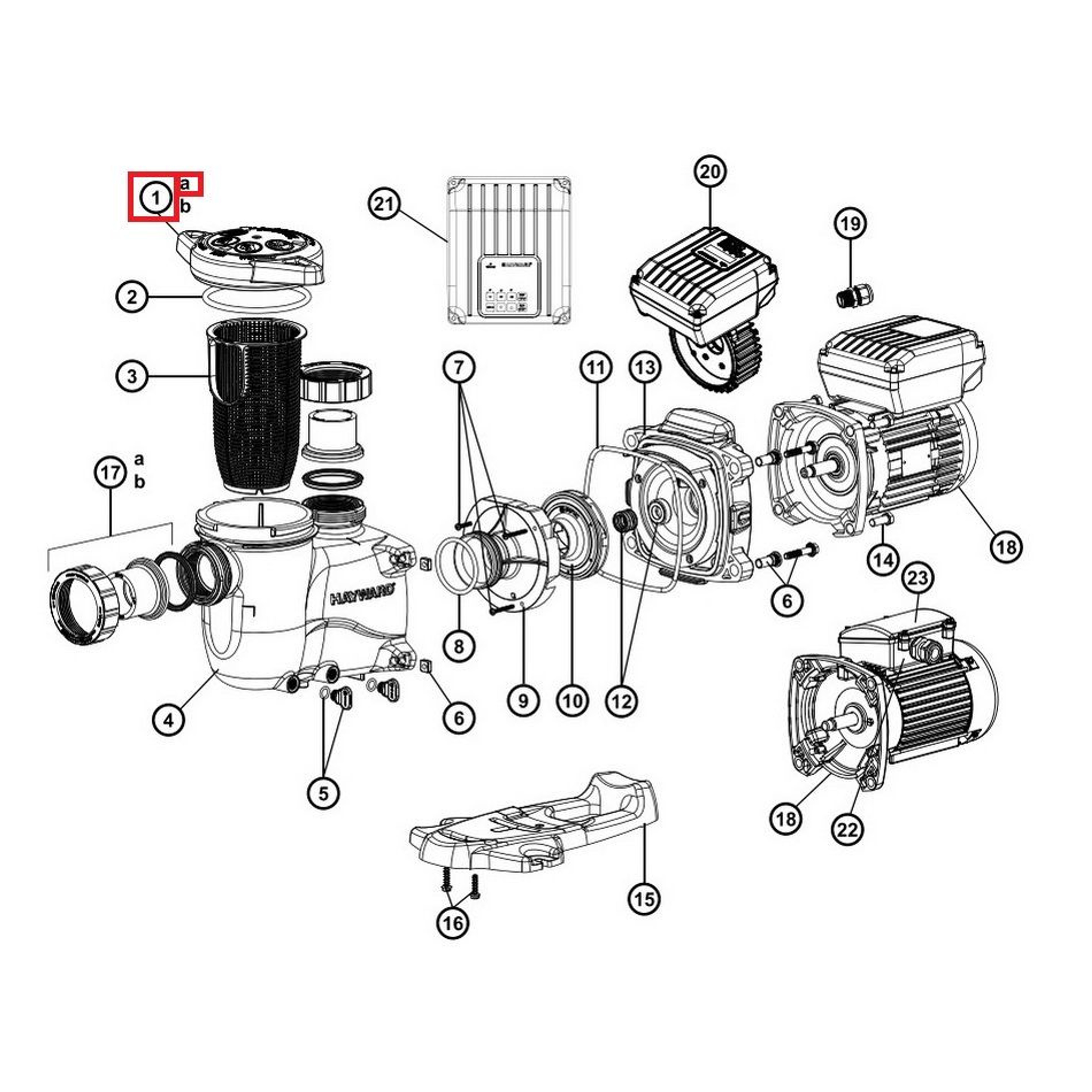Крышка префильтра MAX-FLO XL (SPX2300DLS), Артикул: 20882, Для насосов