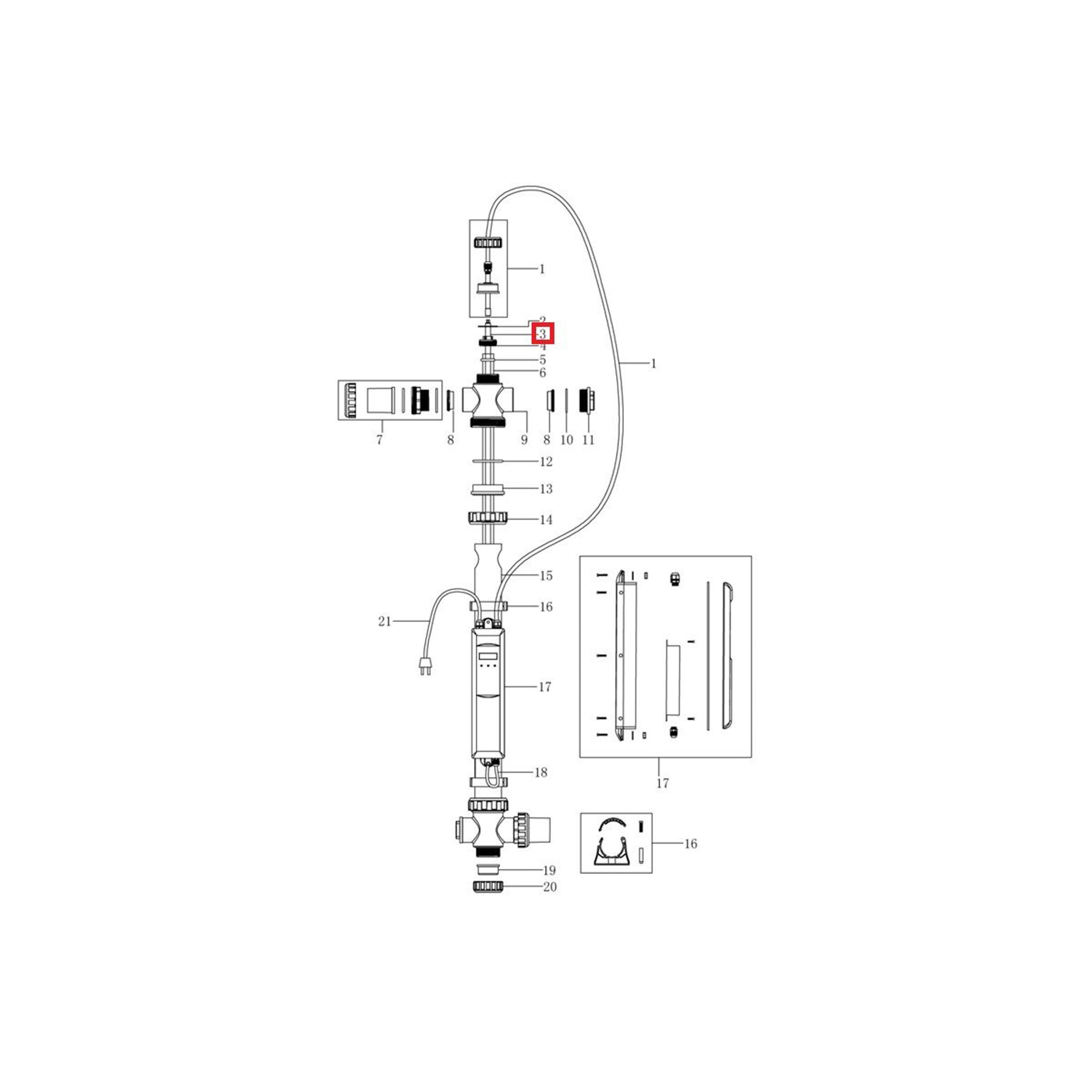Лампа для Уф Aquaviva NT-UV40 (106775323), Артикул: 23420, Для дезинфицирующего оборудования