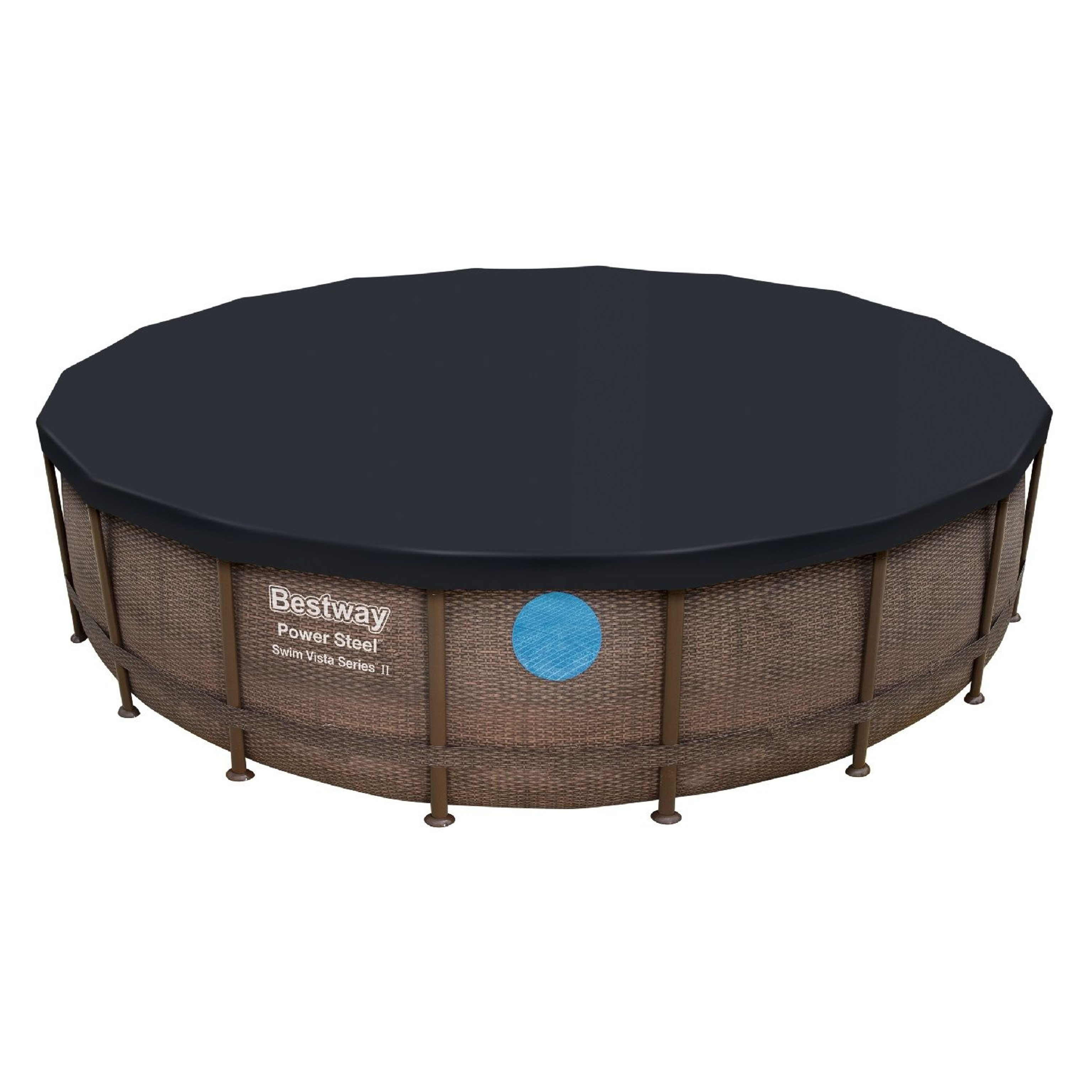 Каркасный бассейн Bestway Steel 56977 (549х122 см) с картриджным фильтром, лестницей и защитным тентом, Артикул: 22523, Бассейны и СПА