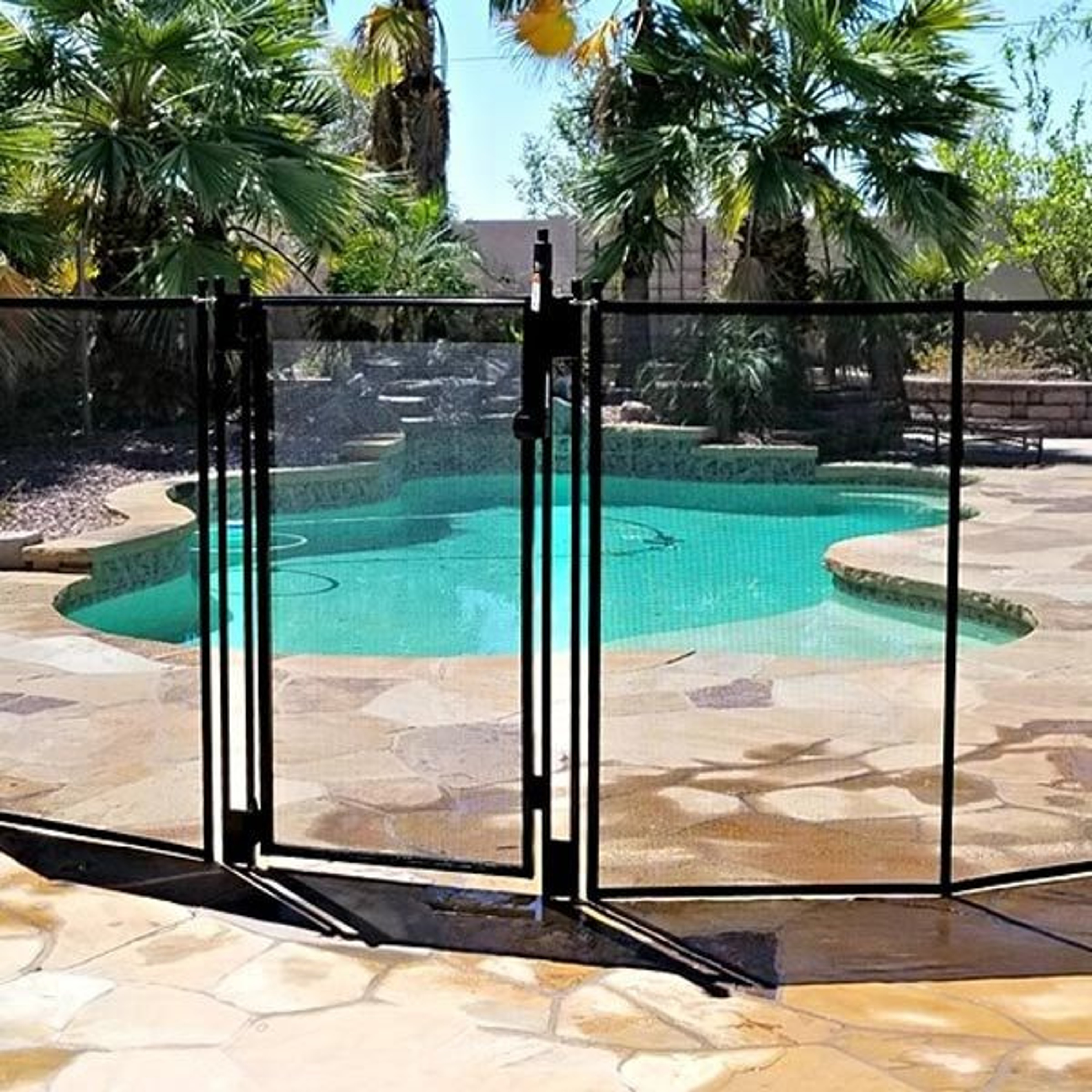 Калитка с замком для ограждения Aquaviva Fence Black, Артикул: 28911, Ограждение
