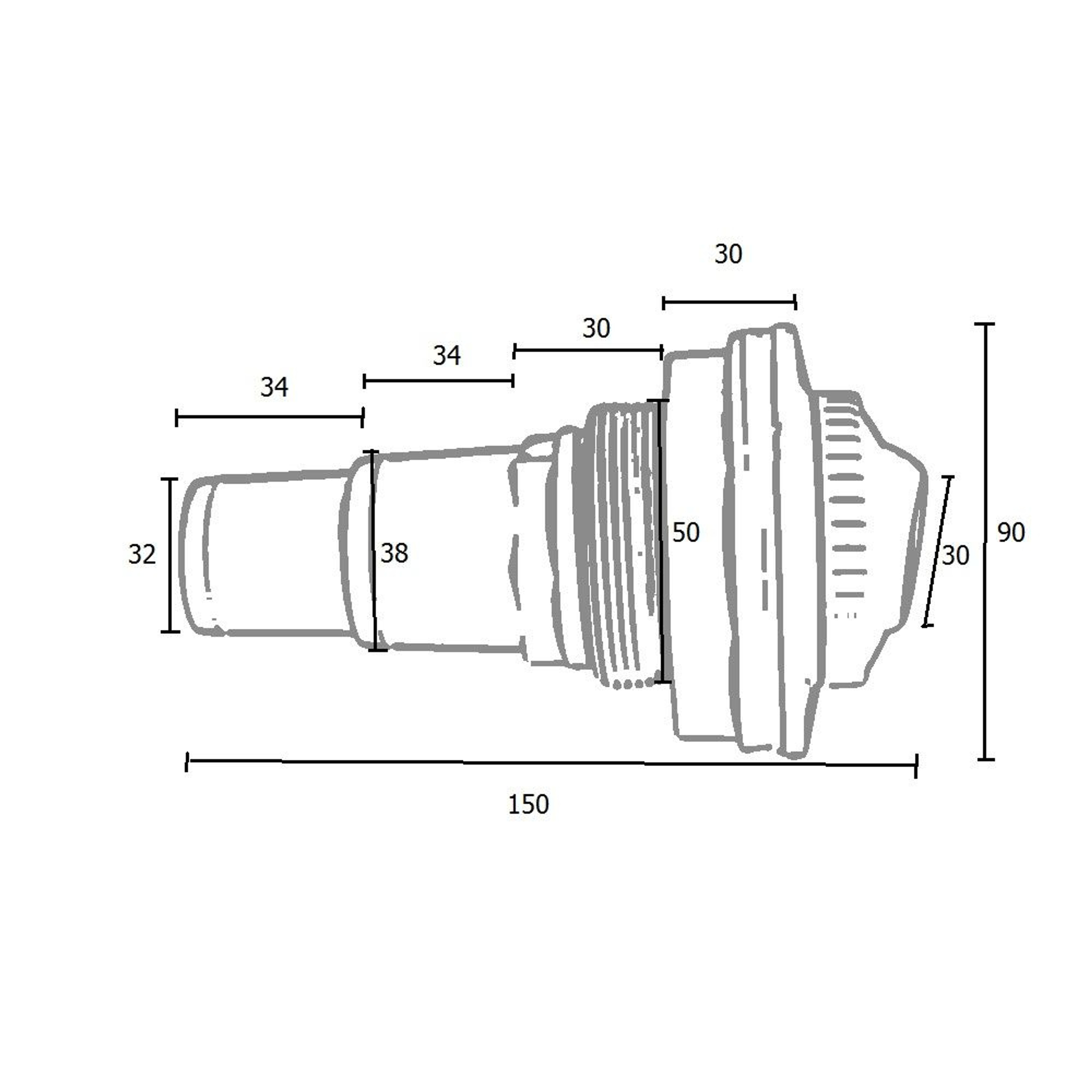 Форсунка Kokido Olimpic K004BU/W (ver2) стеновая (белая), Артикул: 12601, Форсунки