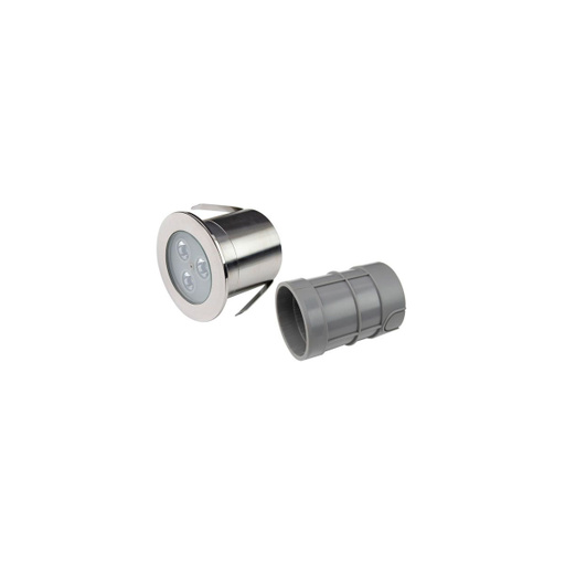 Прожектор светодиодный Aquaviva HJ-RC-SS75, 3led 6W RGB (AISI-316) + закладная, Артикул: 33069, Освещение для бассейнов