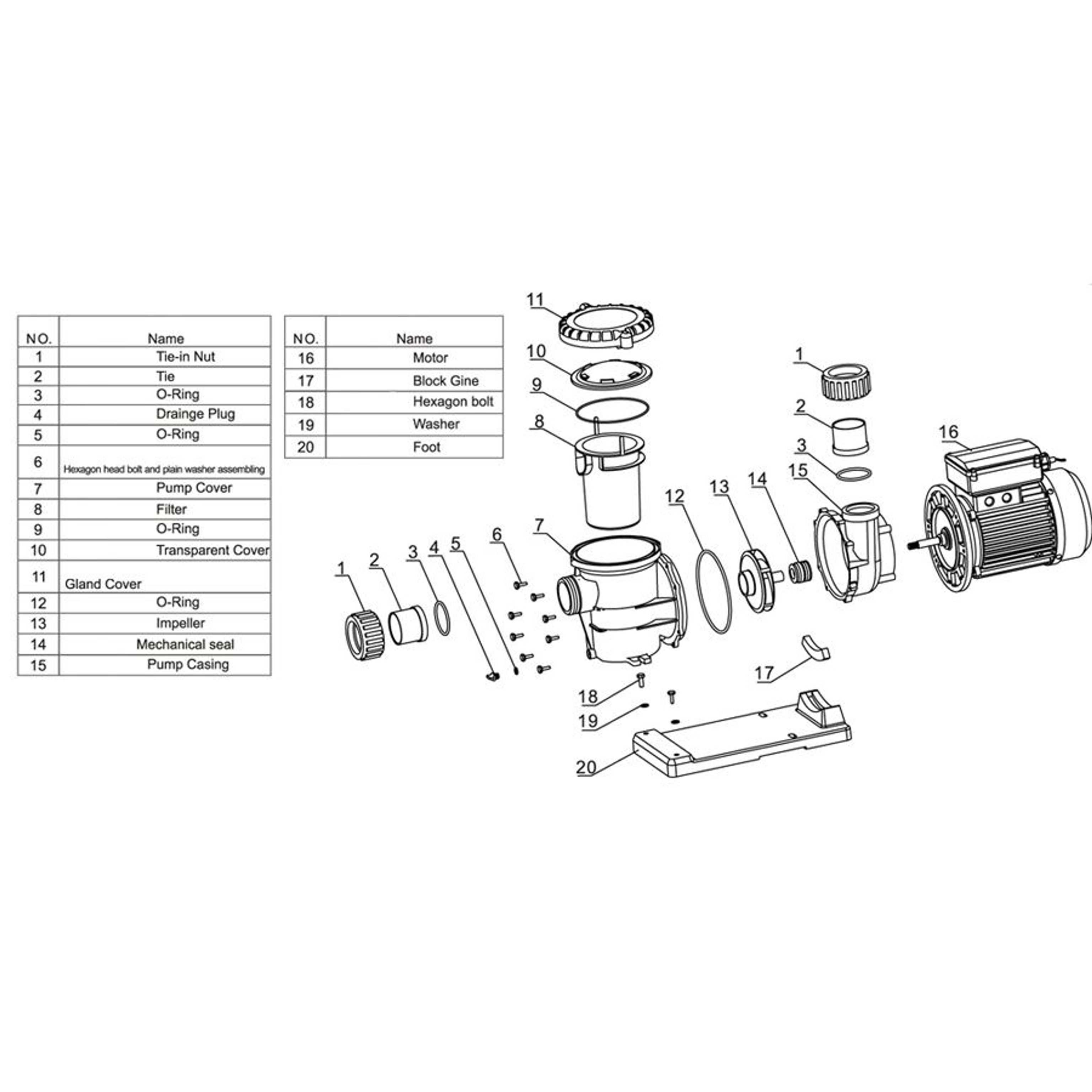 Насос для бассейна Aquaviva LX STP300T (30м³/ч 2.21кВт 380В), Артикул: 15072