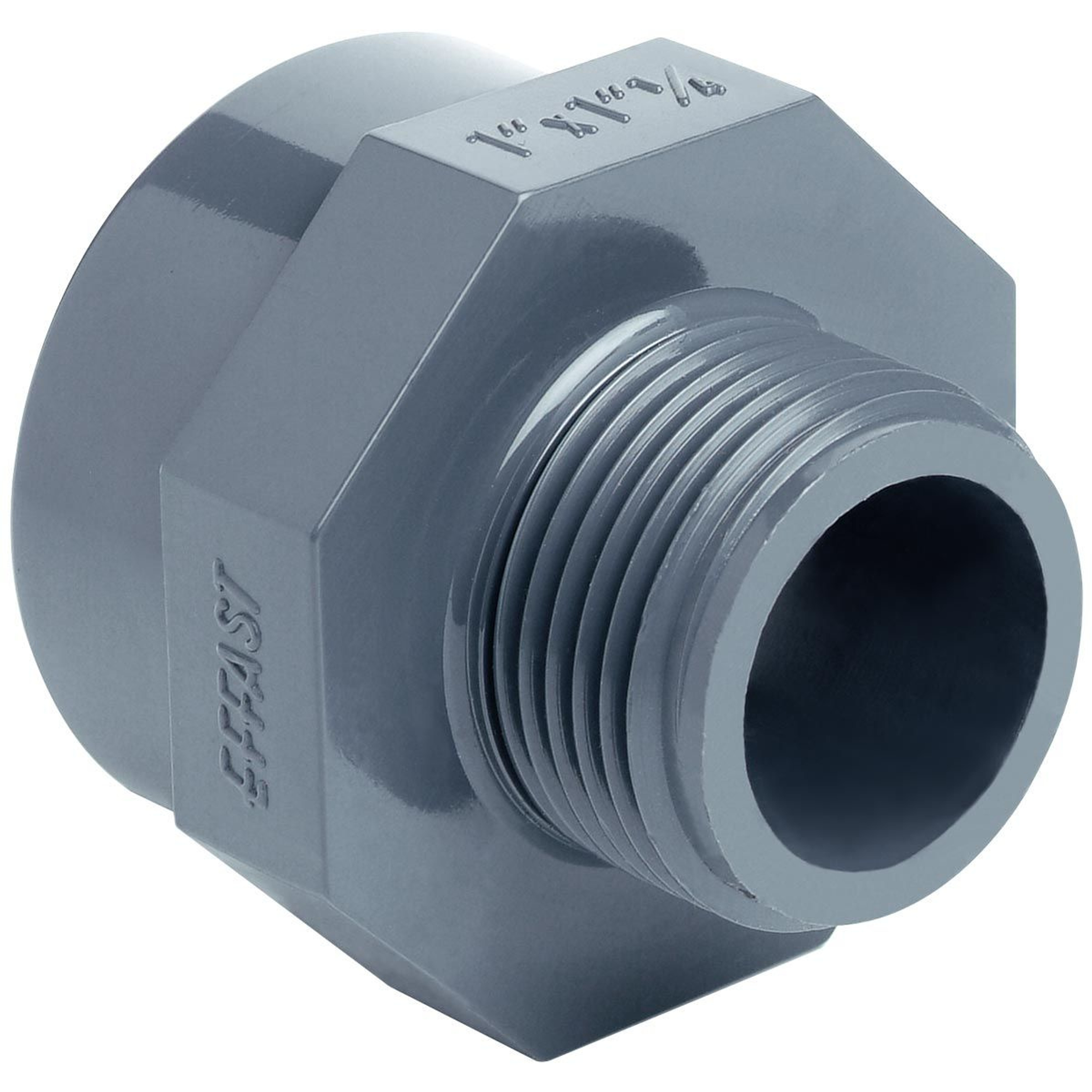 Муфта ПВХ Effast RERMGE040F редукционная, с внешней и внутренней резьбой d1-1/4"х1-1/2", Артикул: 22029, фитинги ПВХ