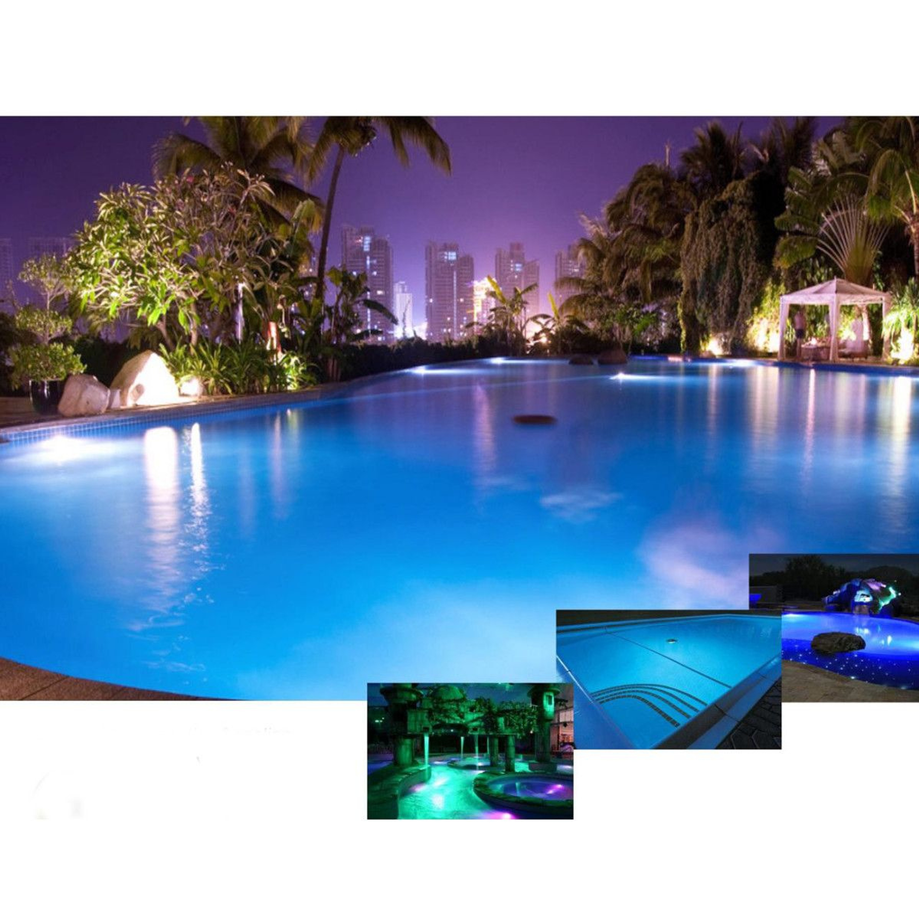 Прожектор ультратонкий светодиодный Aquaviva LED029 546LED (33 Вт) RGB, Артикул: 12788