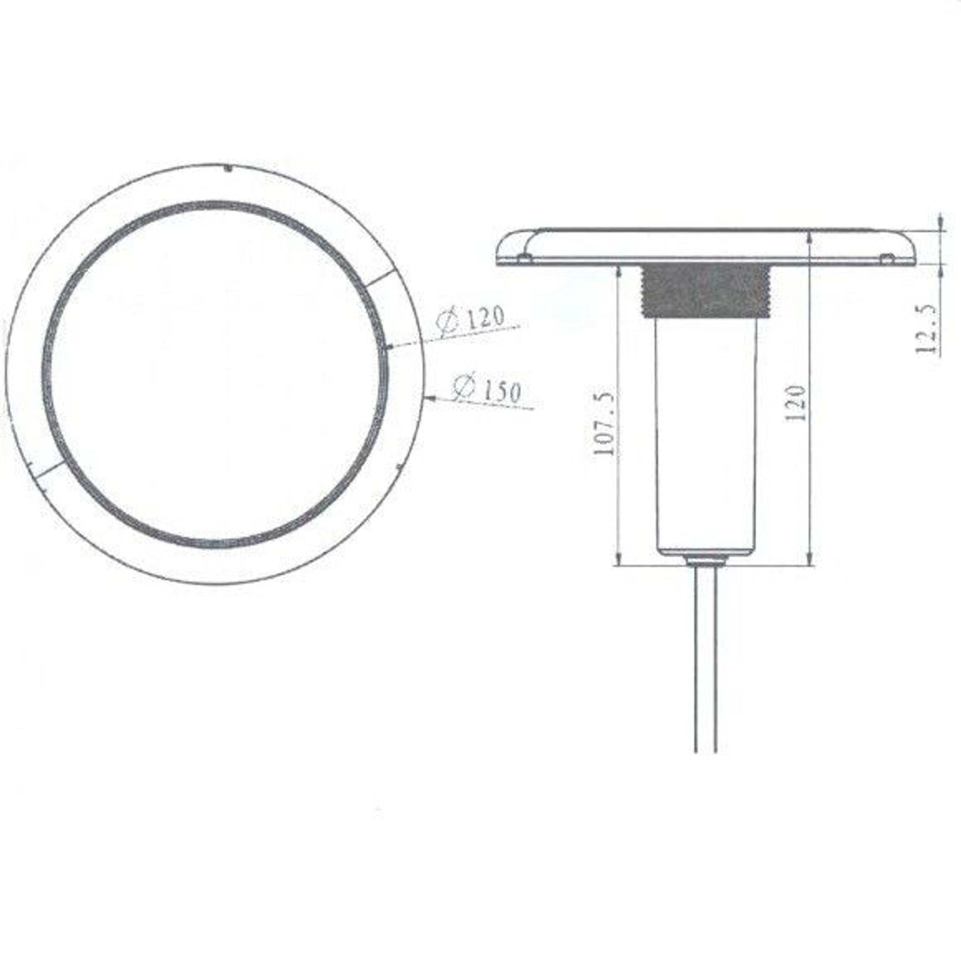 Прожектор светодиодный Aquaviva LED227C 252LED (21 Вт) White, Артикул: 23247