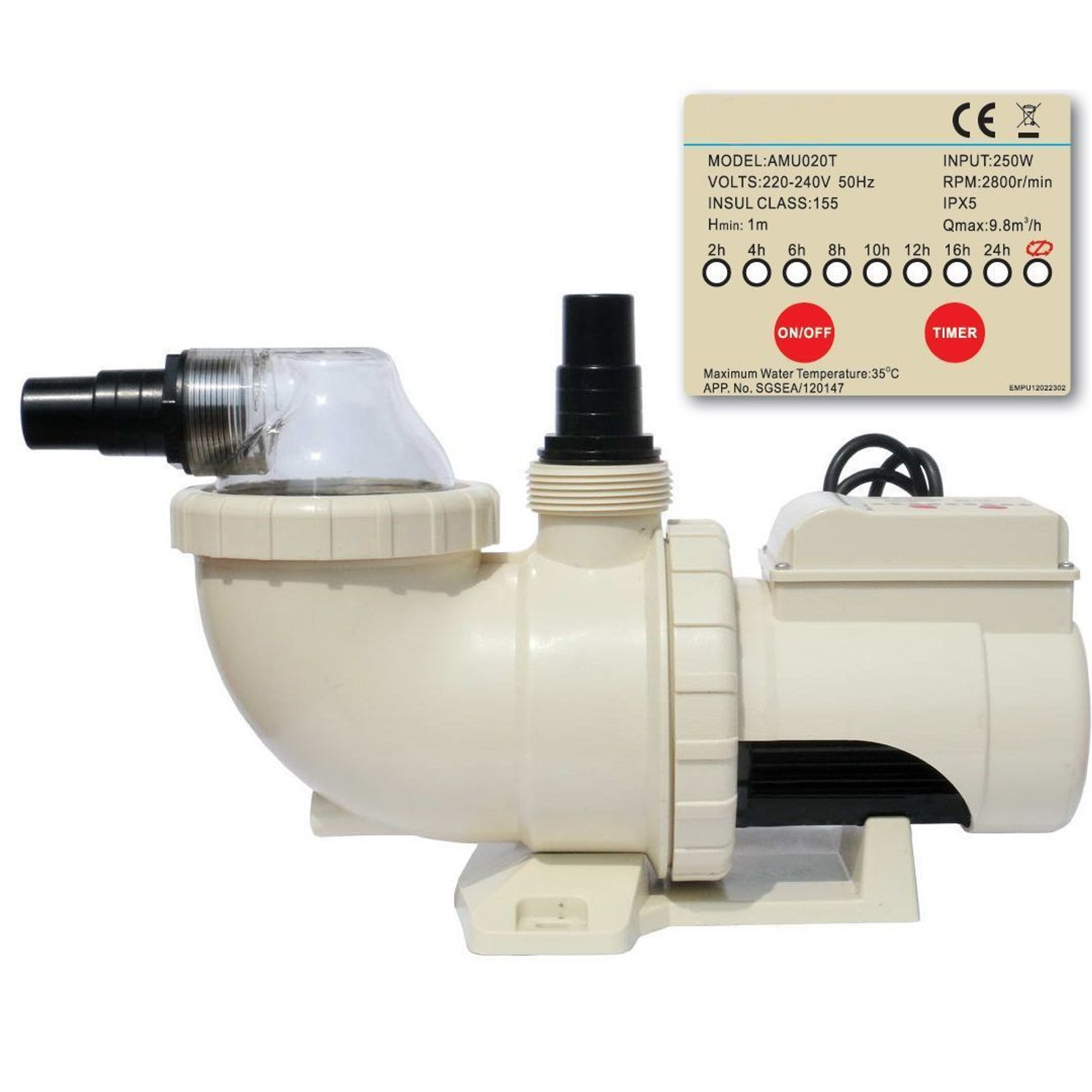 Фильтрационная установка Aquaviva FSU-8TP (8 м³/ч, 2 бар)