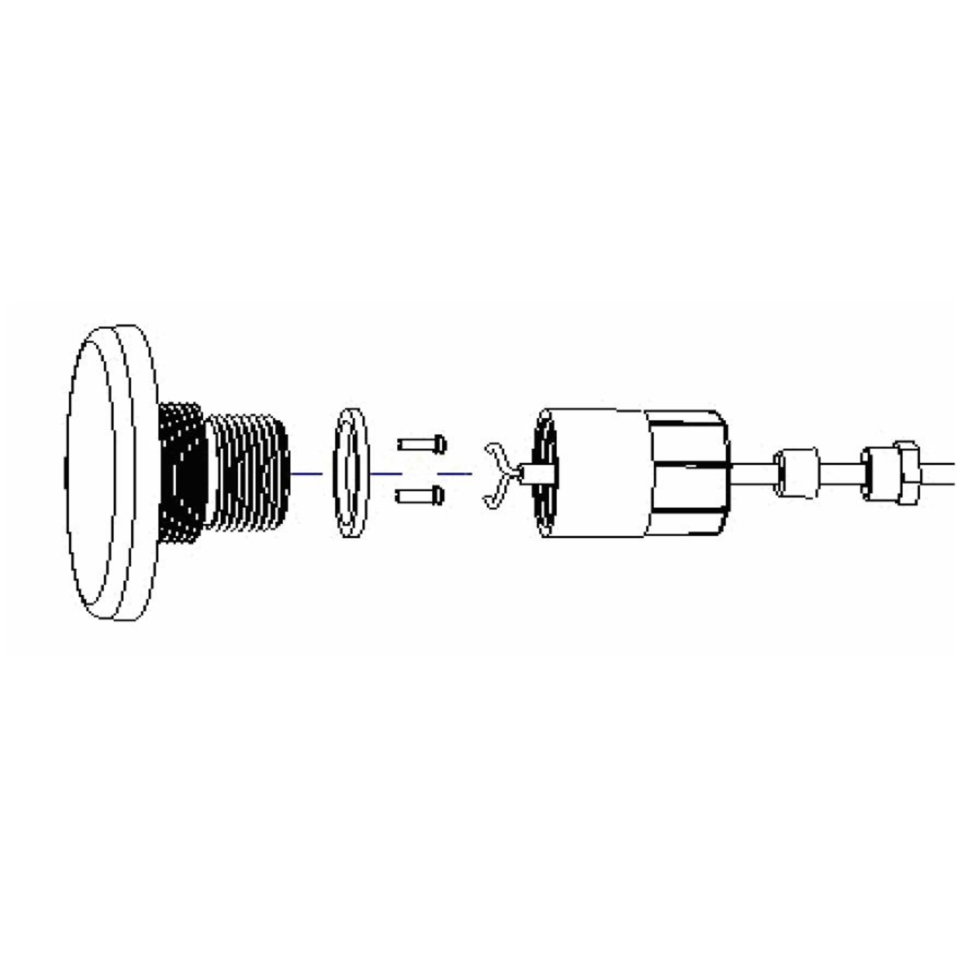 Прожектор компактный светодиодный Aquaviva LED028 99LED (6 Вт) RGB + закладная, Артикул: 23826