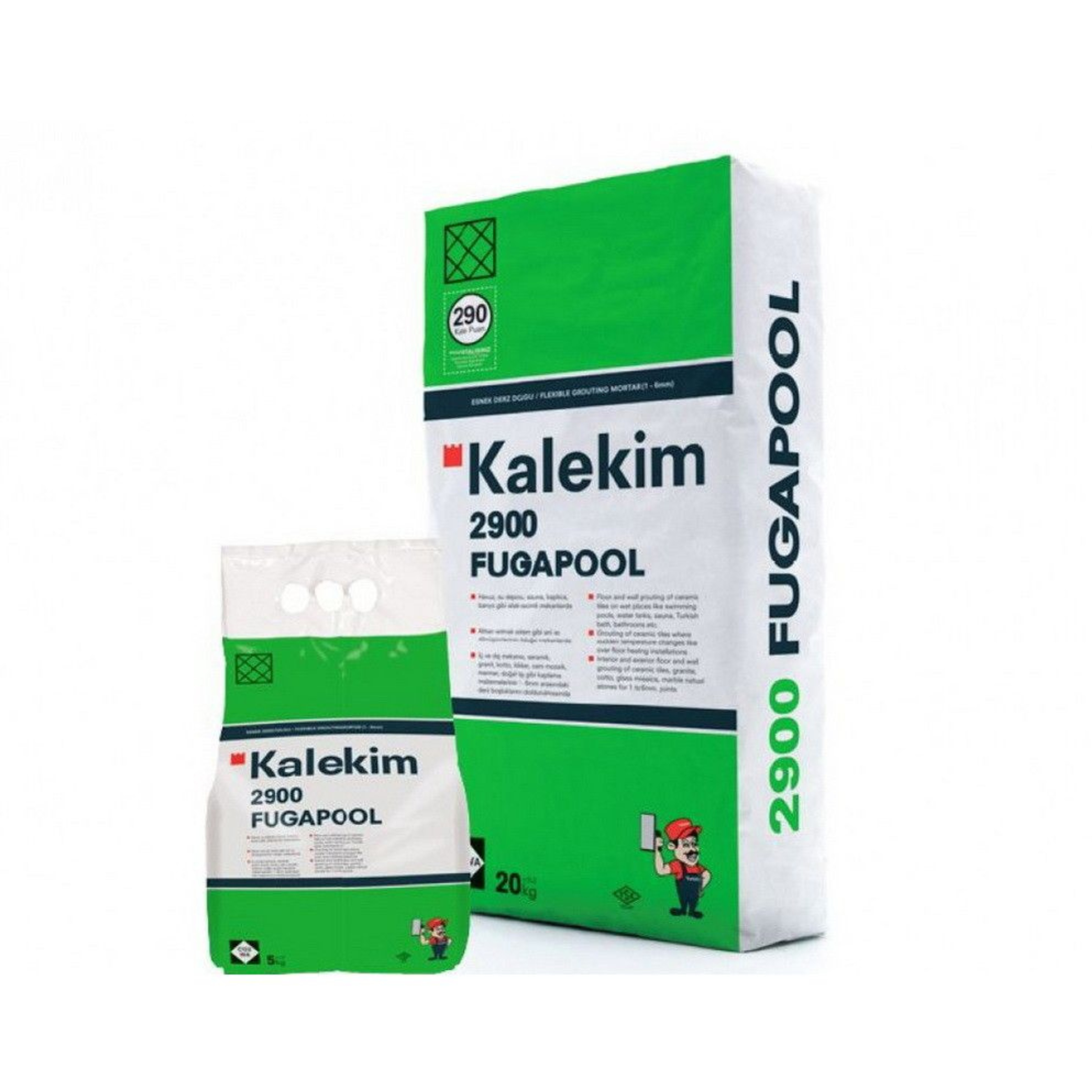 Влагостойкая затирка для швов Kalekim Fugapool 2900, Артикул: 662-20482, Отделочные материалы