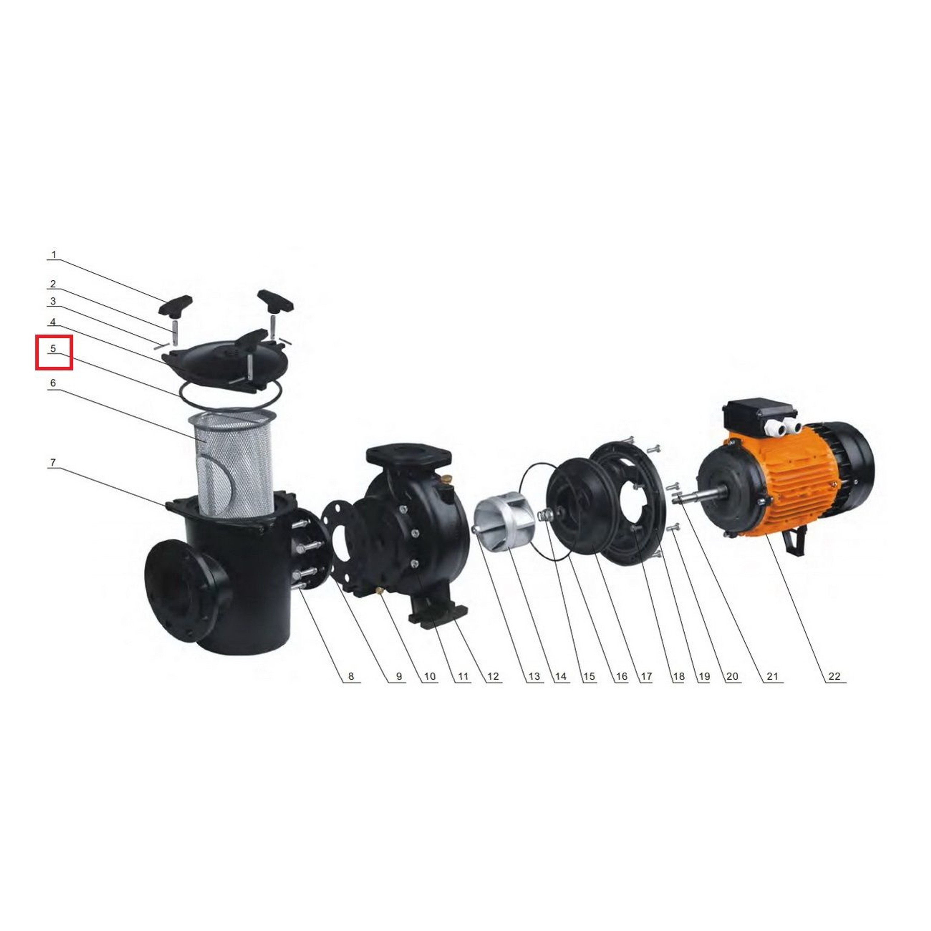 Уплотнительное кольцо крышки префильтра насоса Aquaviva AVC-5.5-10T, Артикул: 23849, Для насосов
