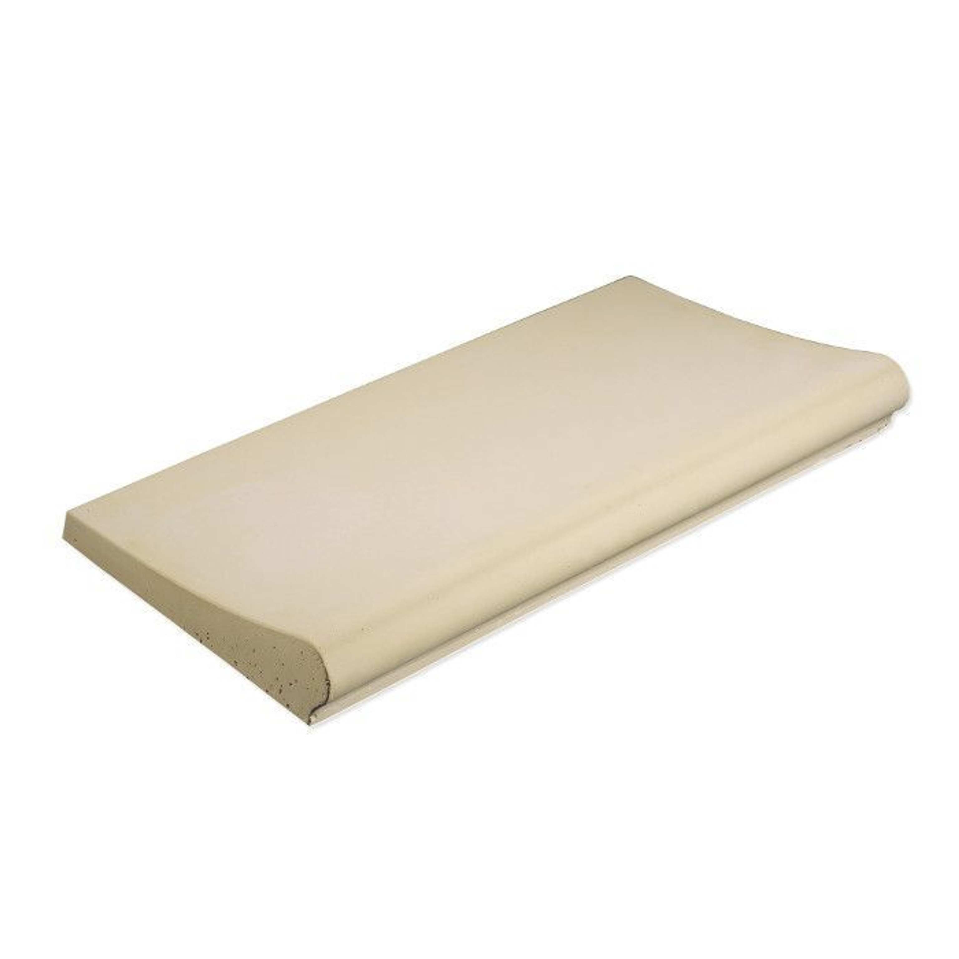 Копинговый камень Carobbio Standard 30x31.5 см песочный, гладкий, Артикул: 24413, Копинговый камень
